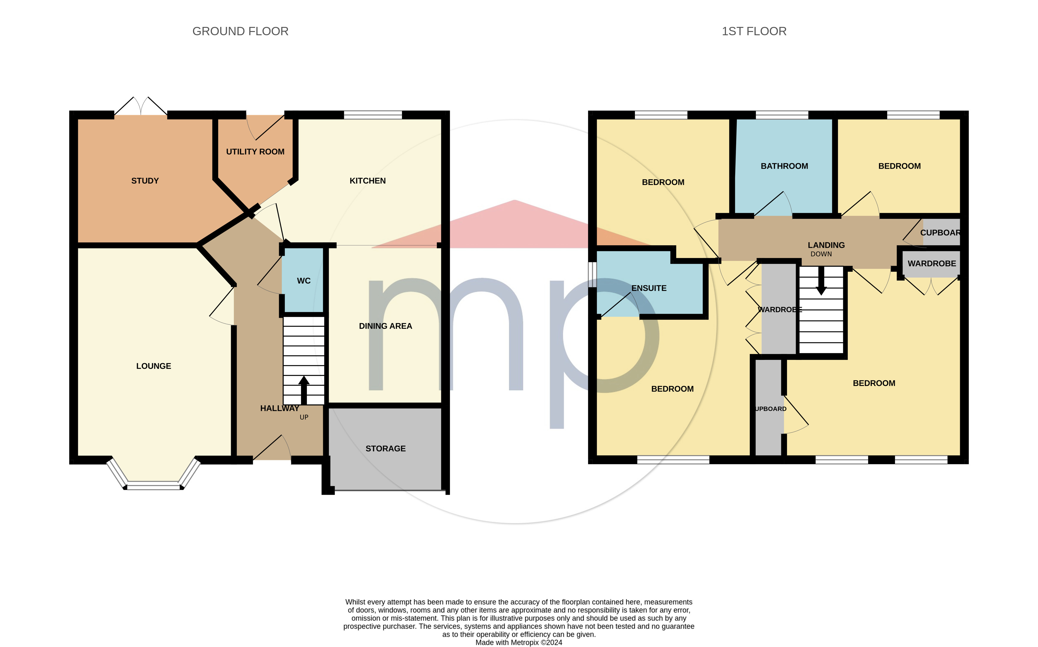 4 bed house for sale in Holme Land, Ingleby Barwick - Property floorplan