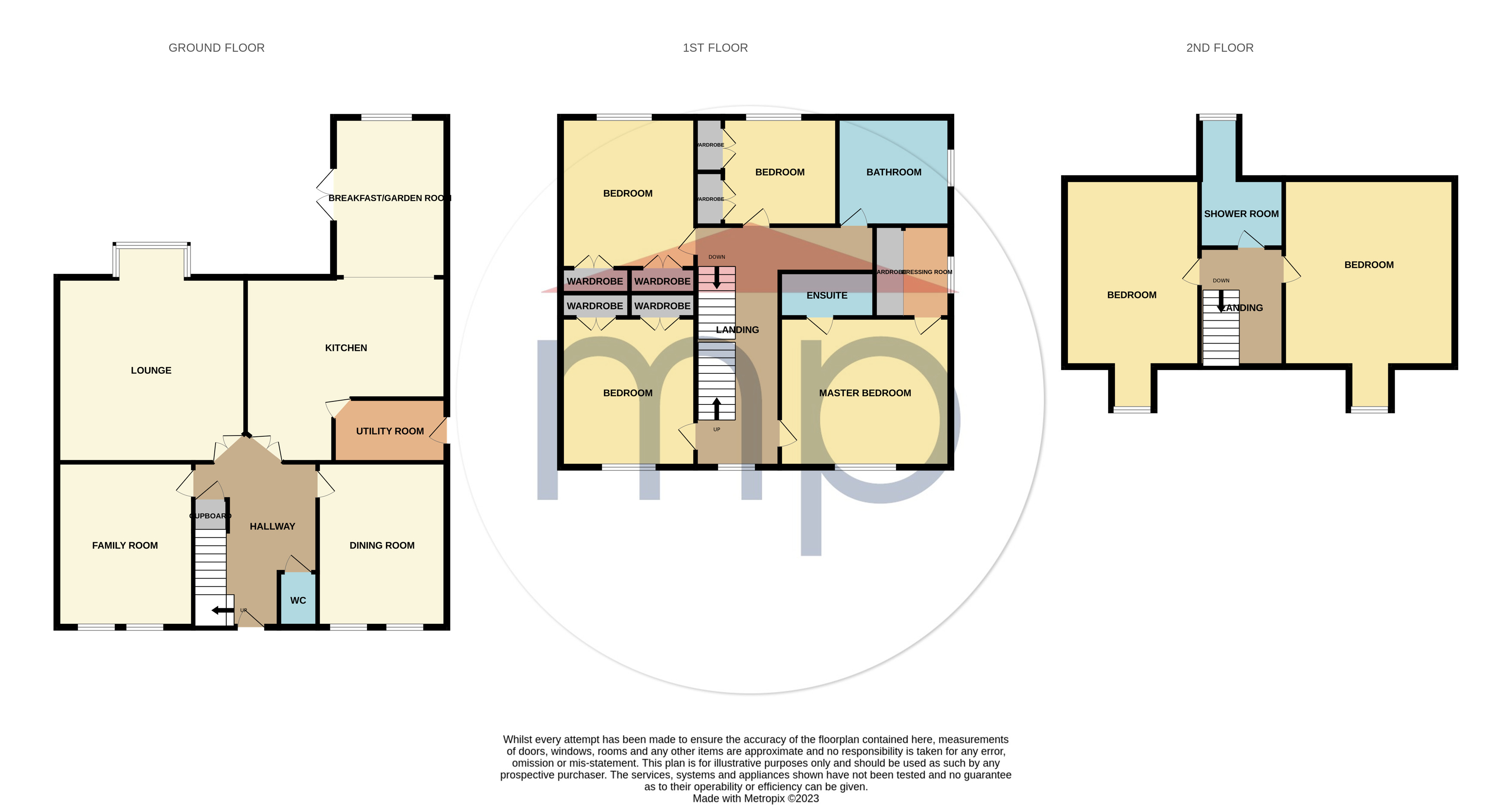 6 bed house for sale - Property floorplan