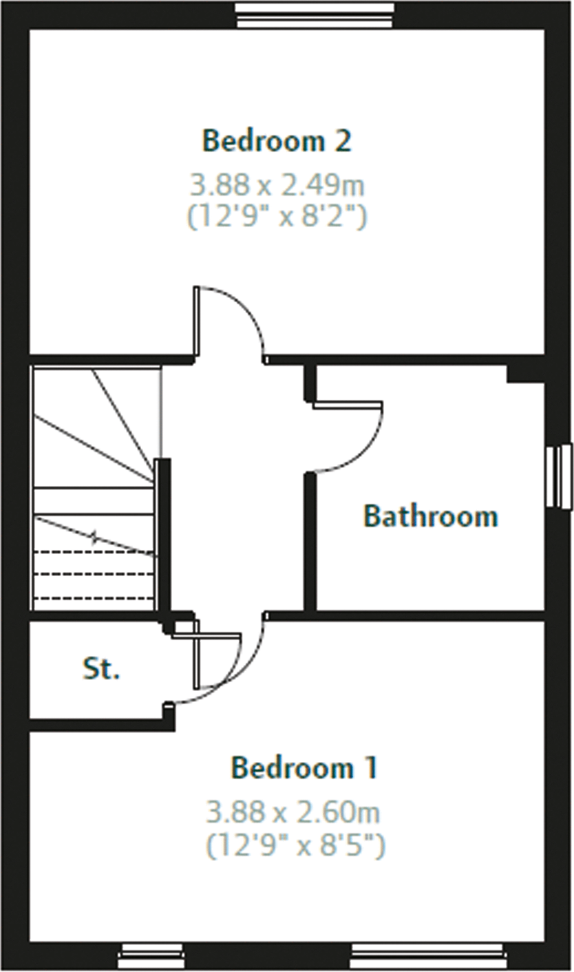 2 bed house for sale in Bourne Morton Drive, Ingleby Barwick - Property floorplan
