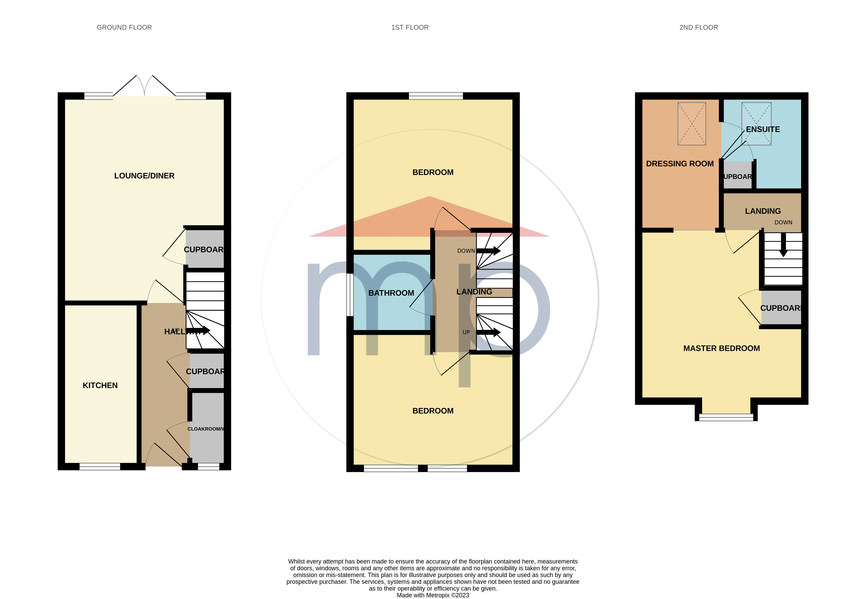 3 bed house for sale in Hilden Park, Ingleby Barwick - Property floorplan
