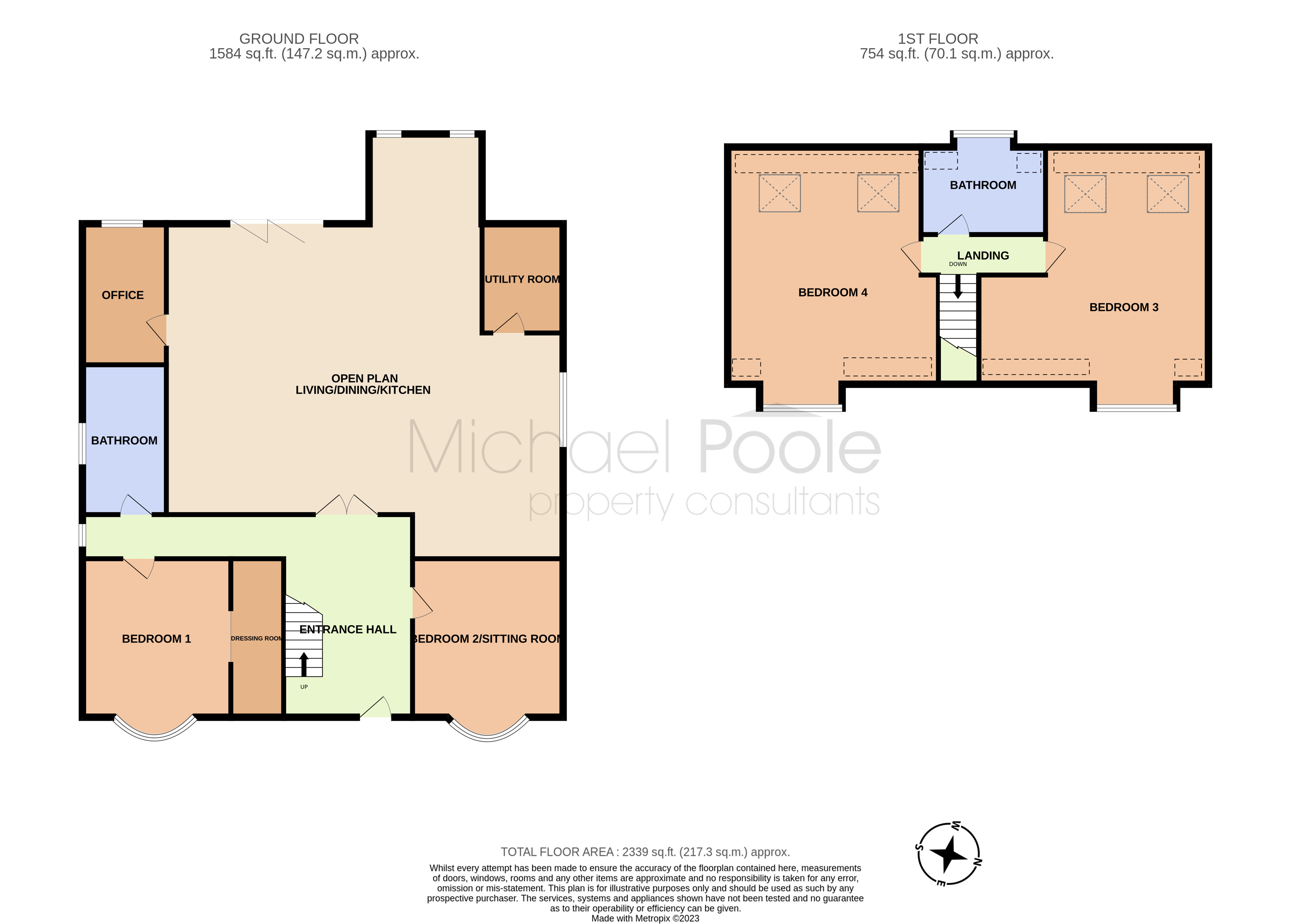 4 bed bungalow for sale in Thornaby Road, Thornaby - Property floorplan
