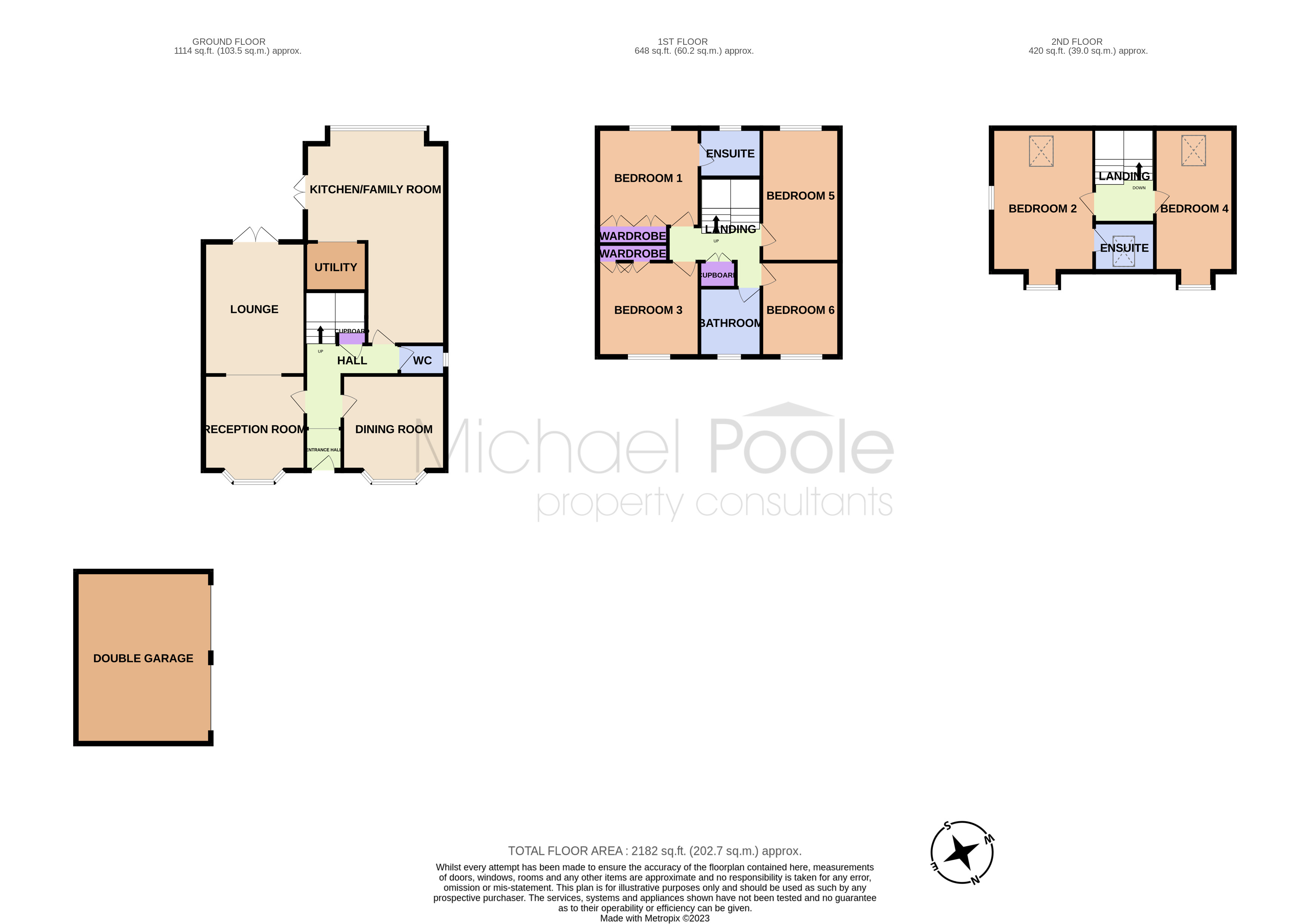 6 bed house for sale in Bramfield Way, Ingleby Barwick - Property floorplan