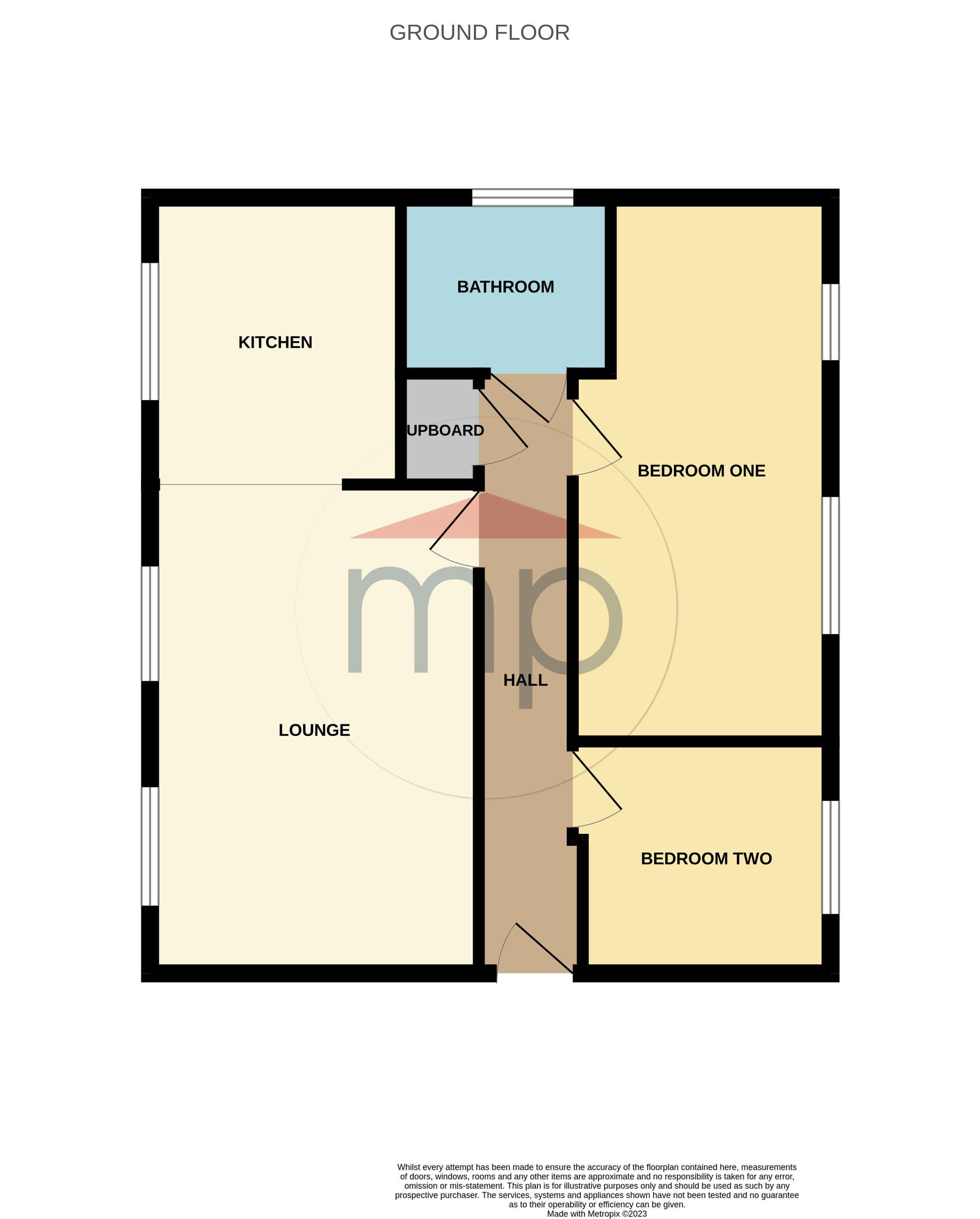 2 bed apartment for sale in Longleat Walk, Ingleby Barwick - Property floorplan