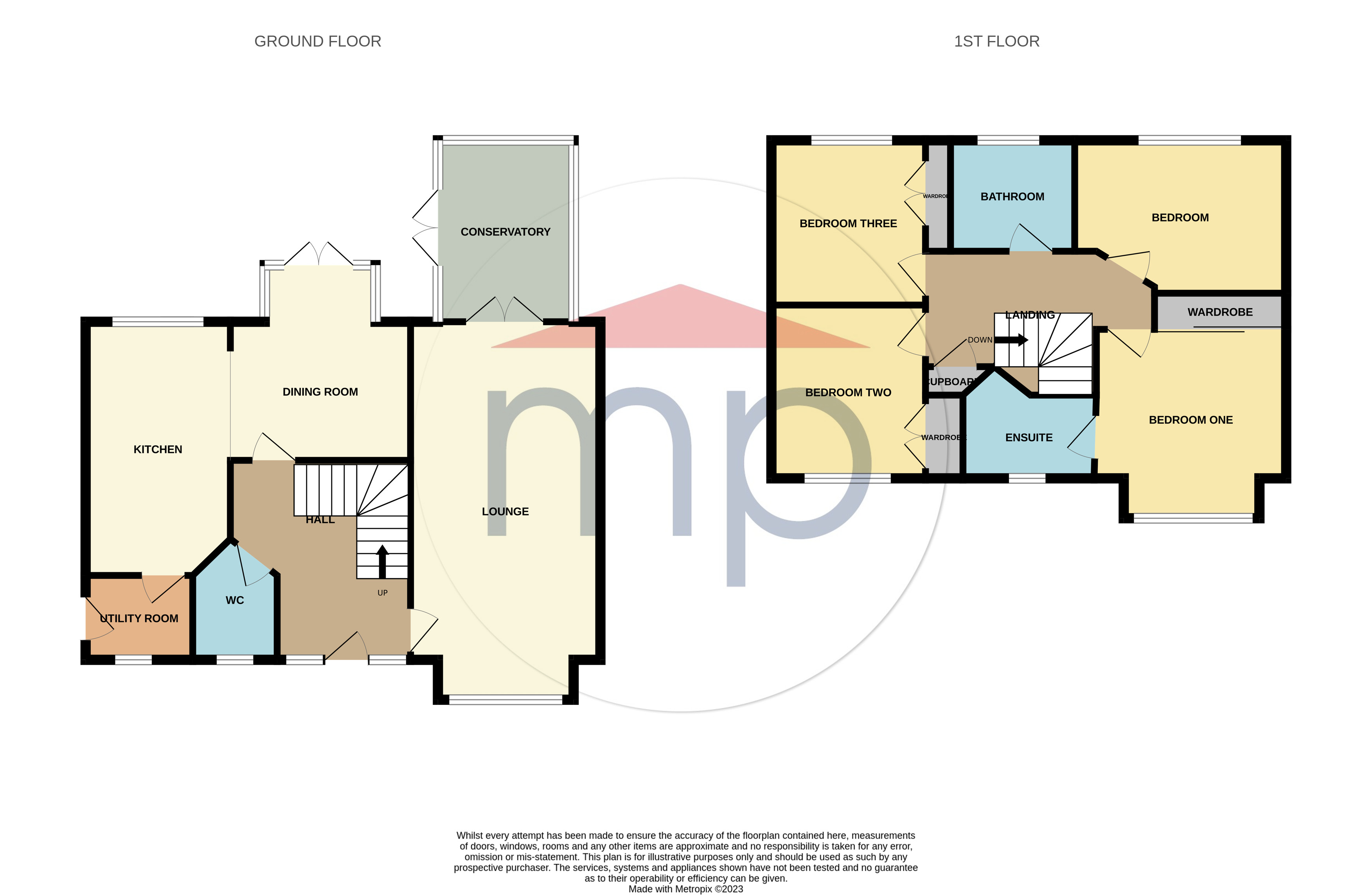 4 bed house for sale in Newgale Close, Ingleby Barwick - Property floorplan