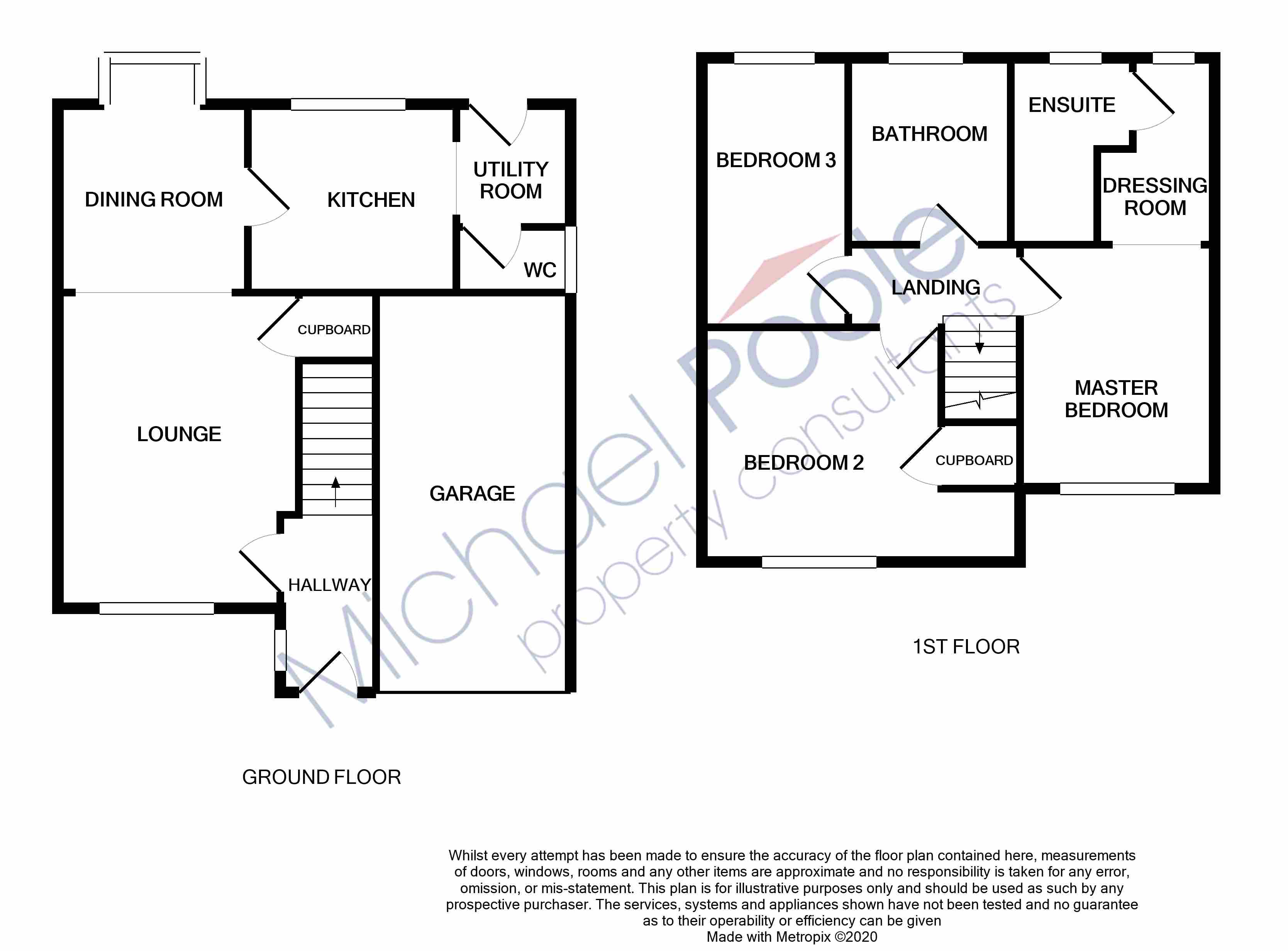 3 bed house for sale in Wensleydale Gardens, Thornaby - Property floorplan