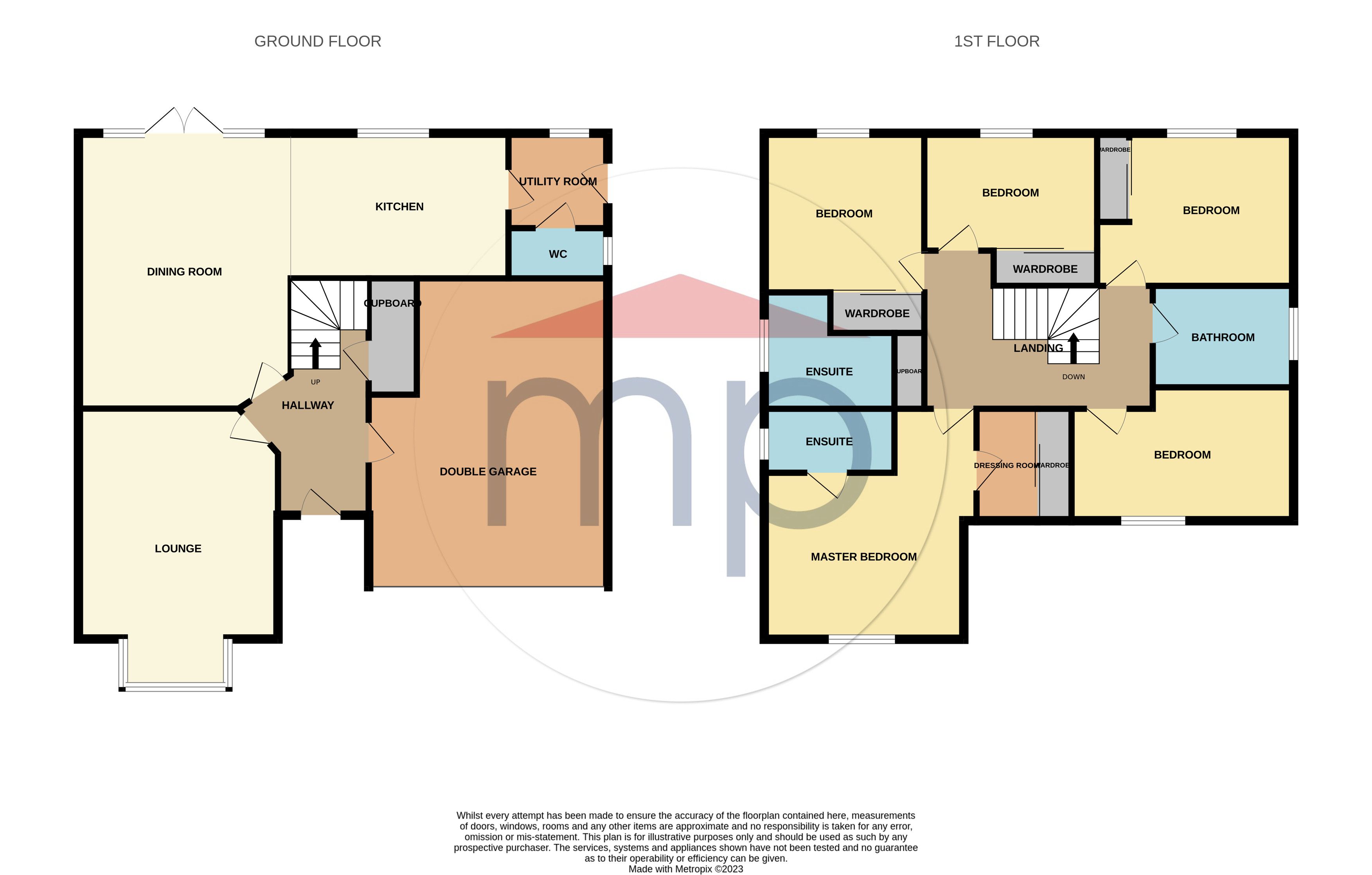 5 bed house for sale in Floret Way, Ingleby Barwick - Property floorplan