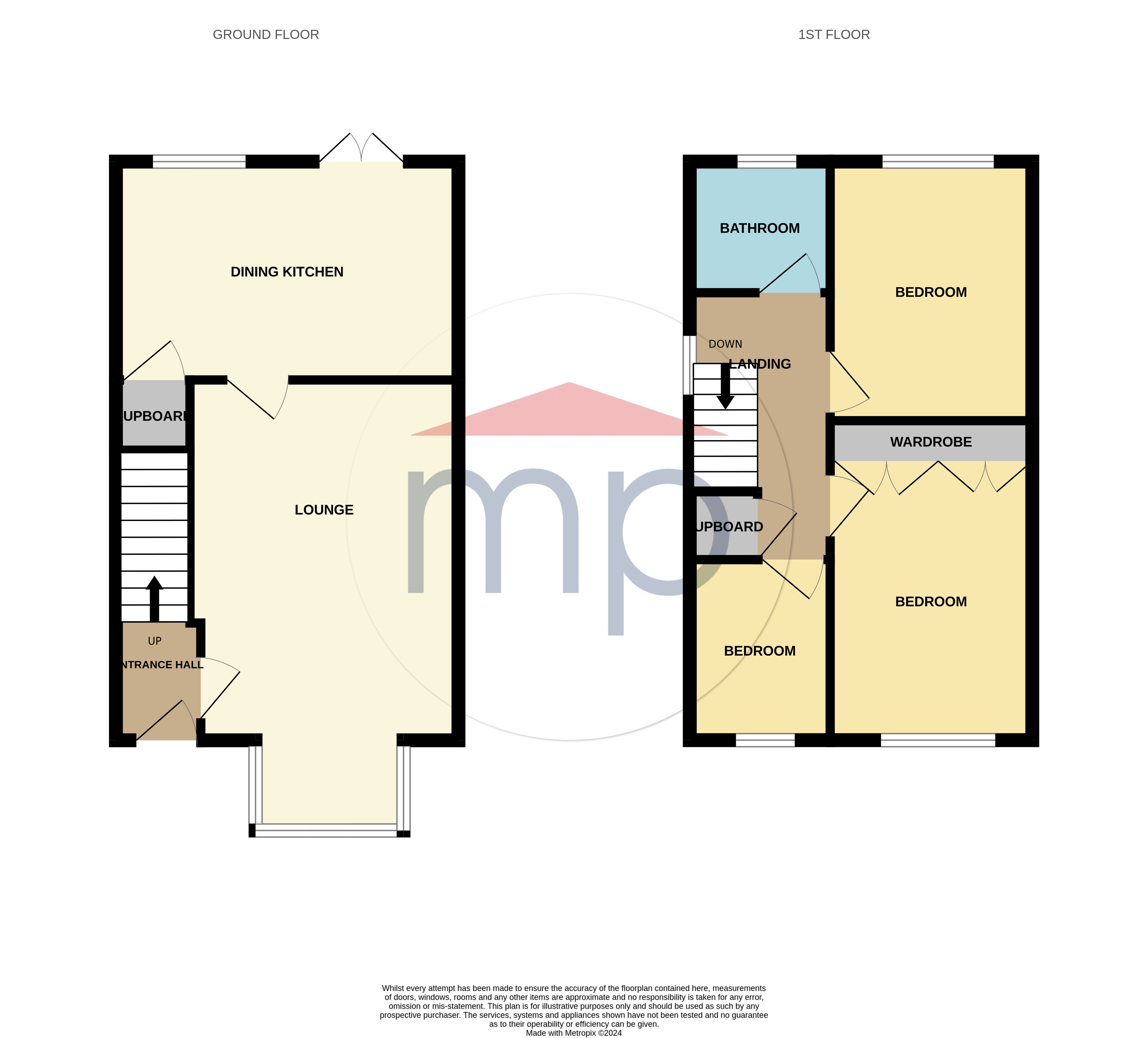 3 bed house for sale in Badger Lane, Ingleby Barwick - Property floorplan