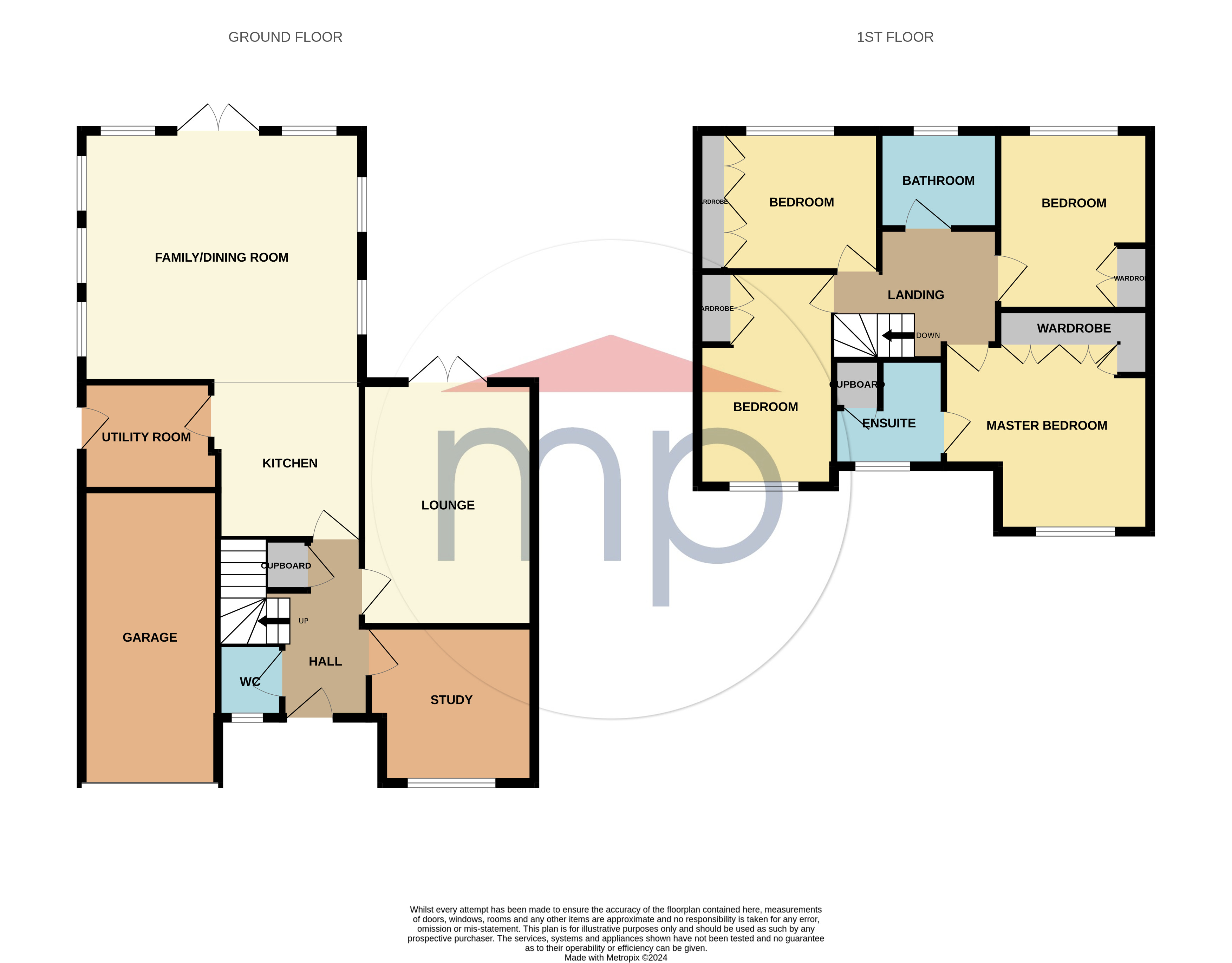 4 bed house for sale in St. Davids Grove, Ingleby Barwick - Property floorplan