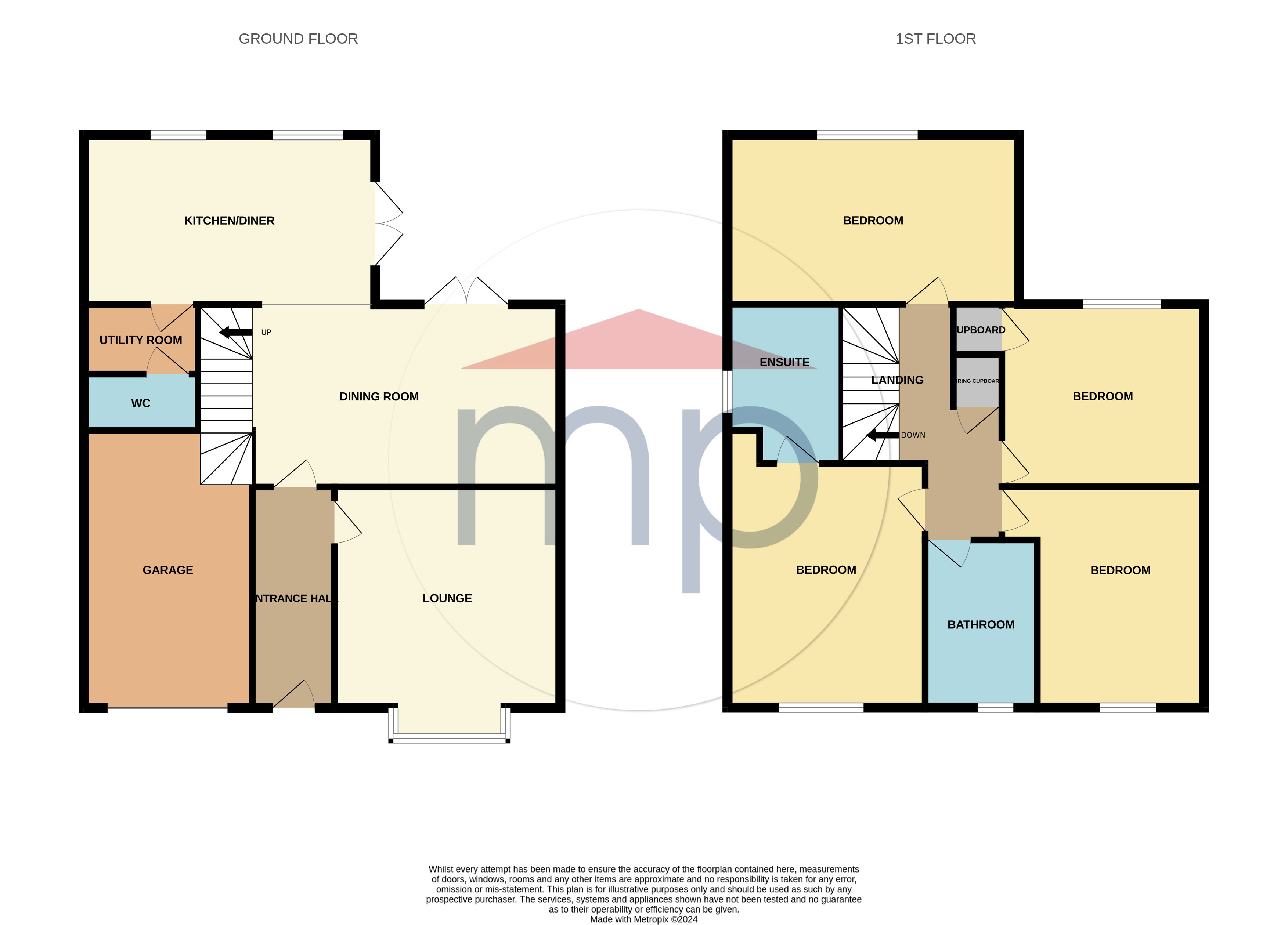 4 bed house for sale in Corvus Drive, Stockton-on-Tees - Property floorplan