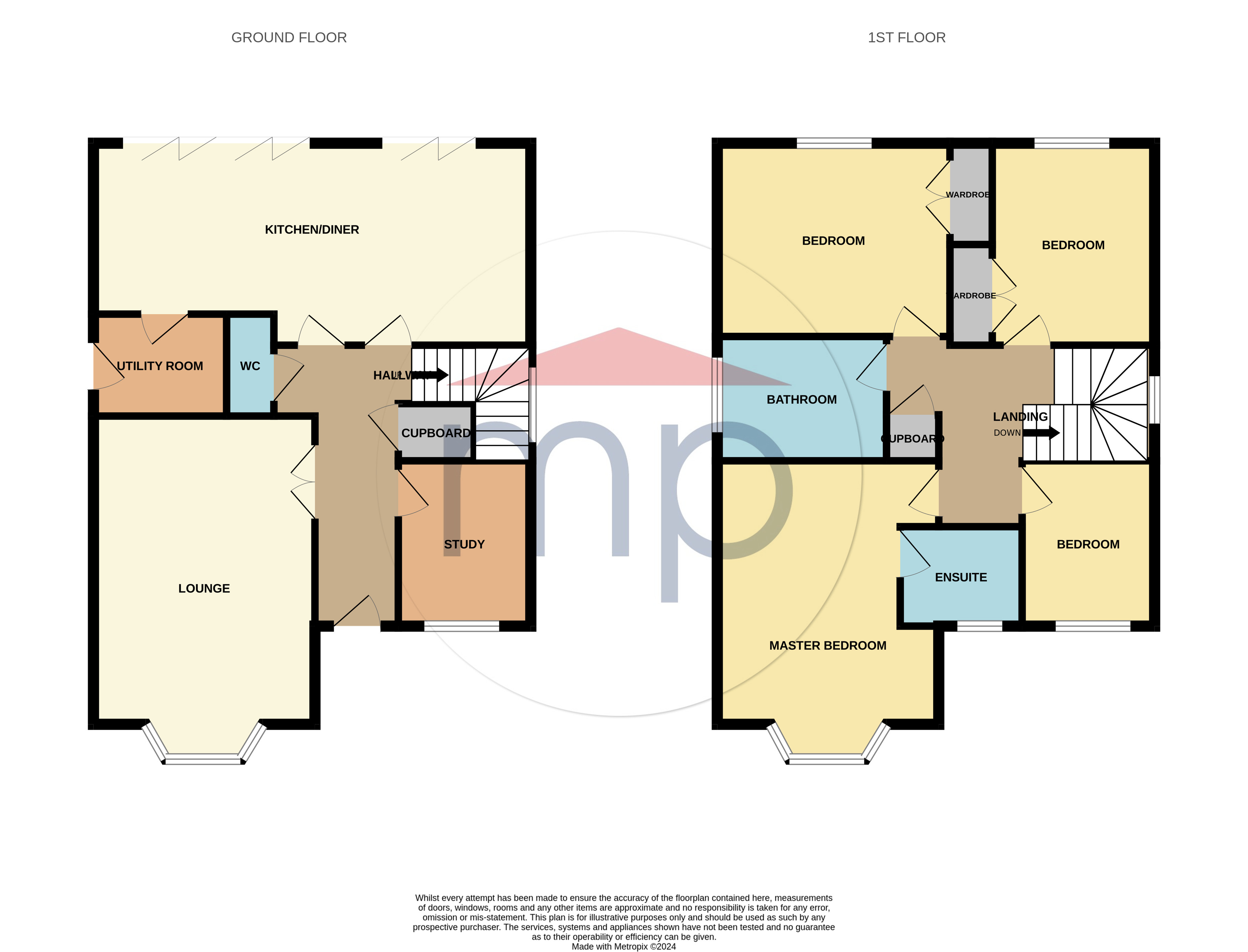 4 bed house for sale in Millgin Court, Ingleby Barwick - Property floorplan