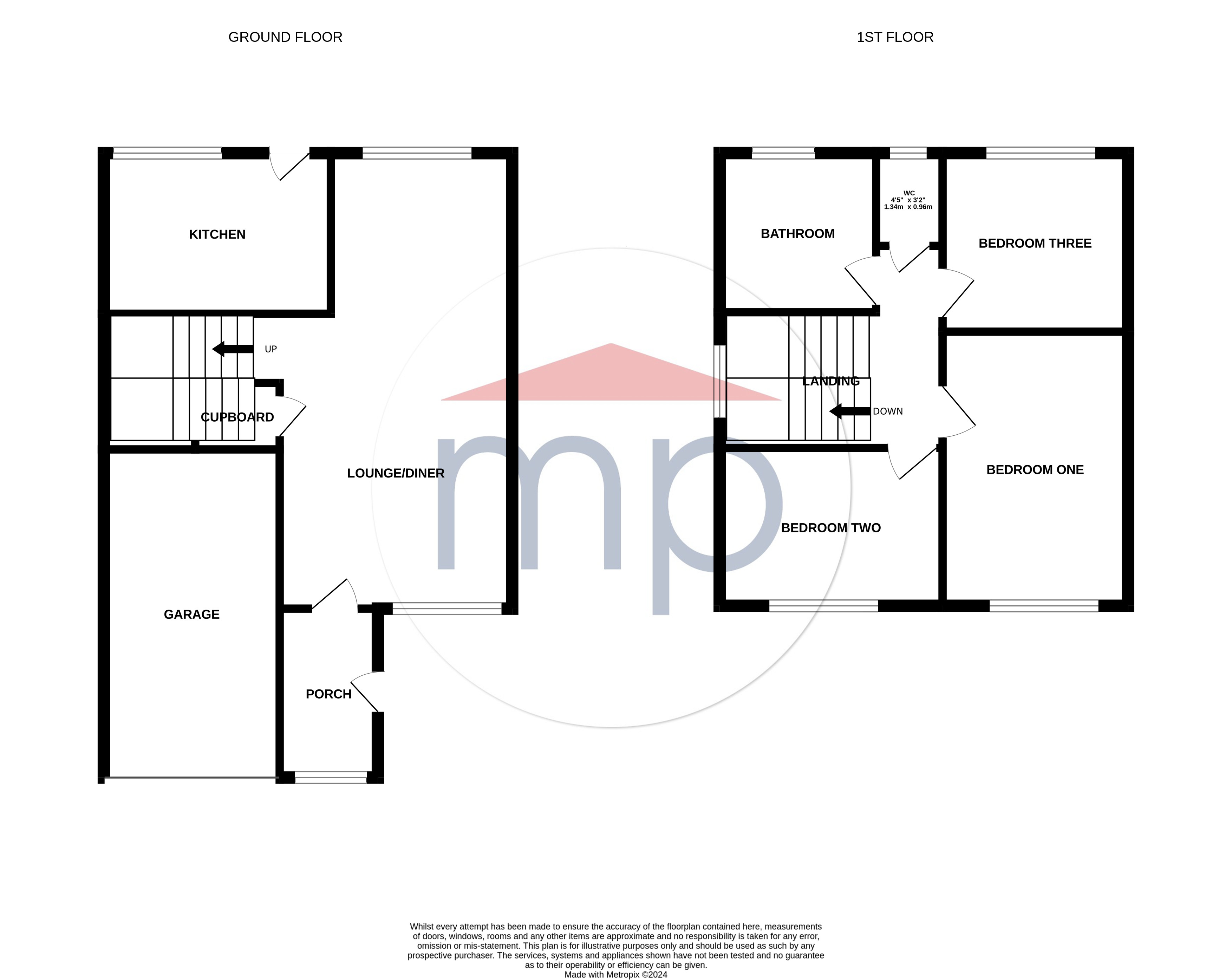3 bed house to rent - Property floorplan