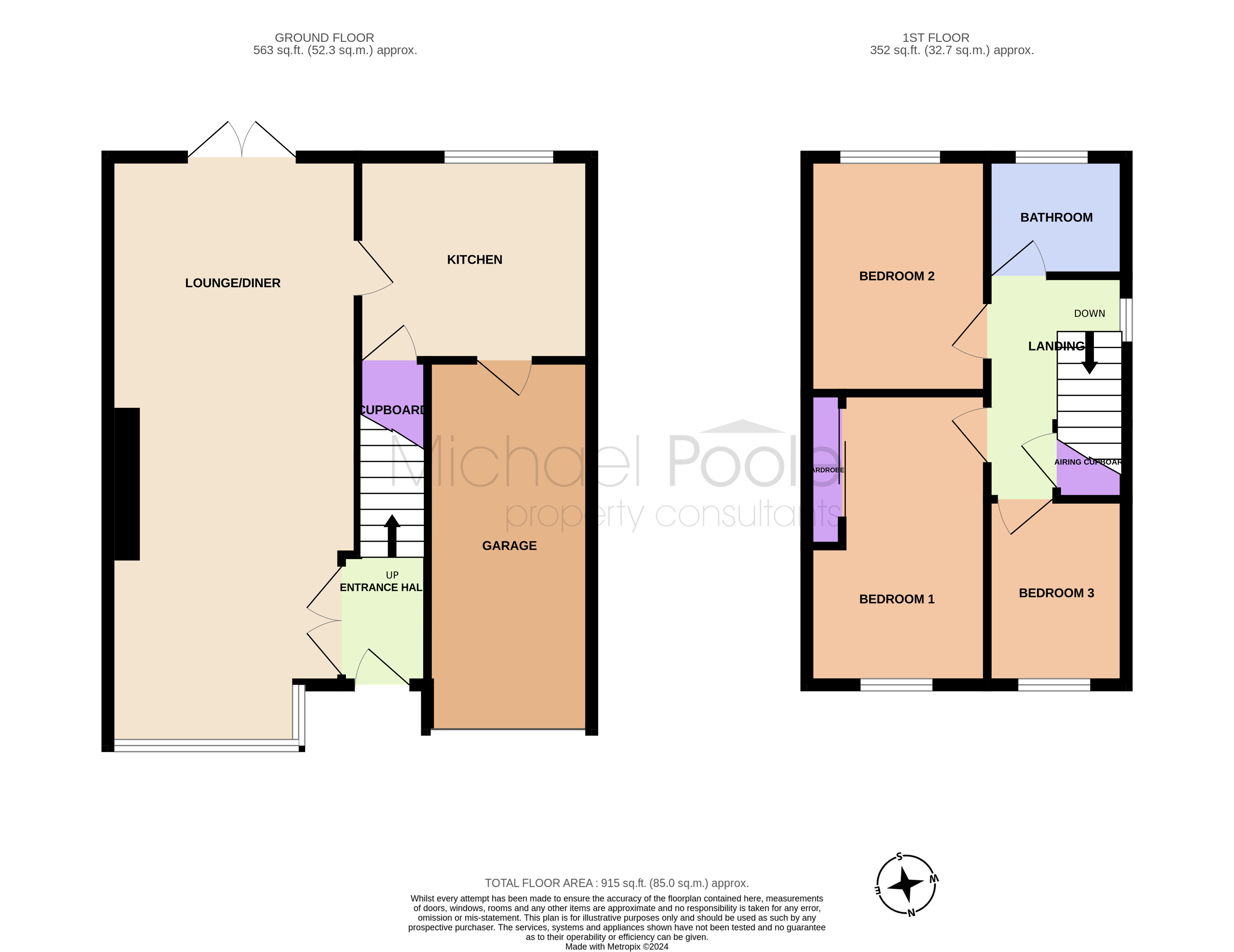 3 bed house for sale in Topcliffe Road, Thornaby - Property floorplan