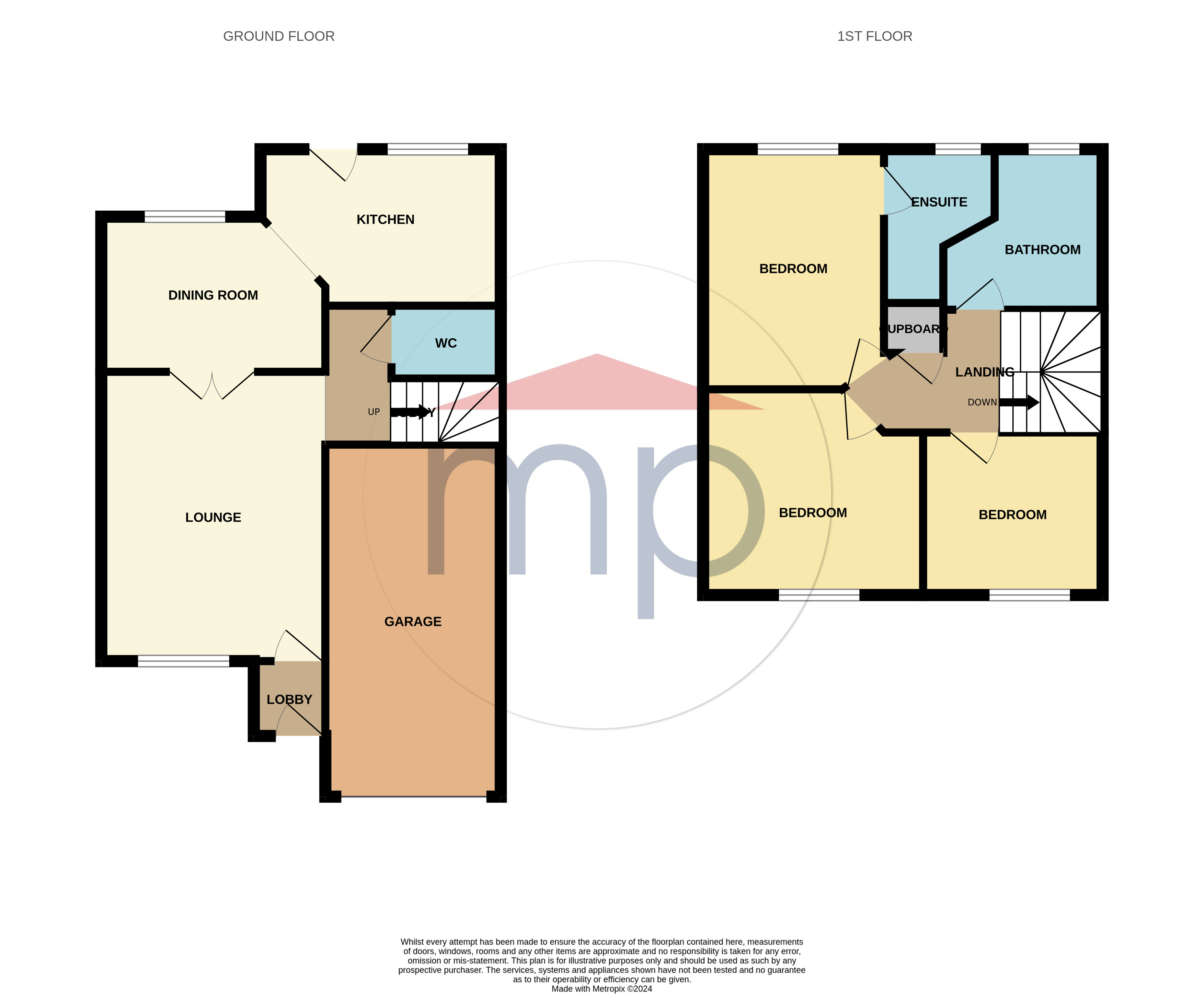 3 bed house for sale in Leazon Hill, Ingleby Barwick - Property floorplan