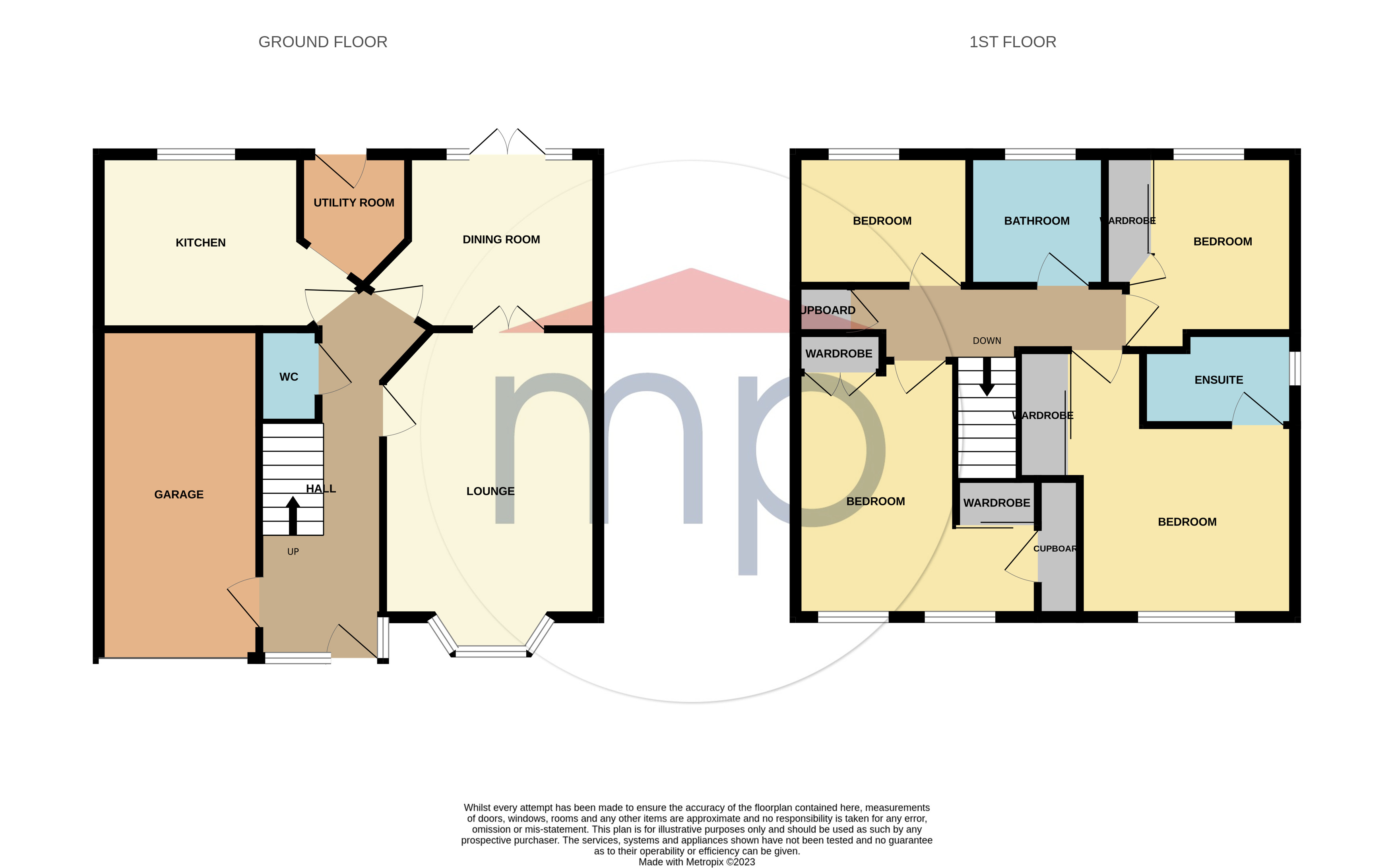 4 bed house to rent in The Pasture, Ingleby Barwick - Property floorplan