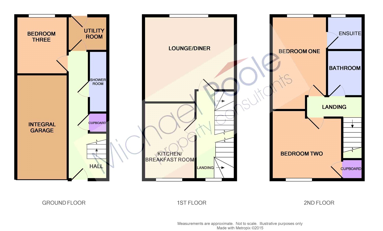 3 bed house for sale in Hillmorton Road, Ingleby Barwick - Property floorplan