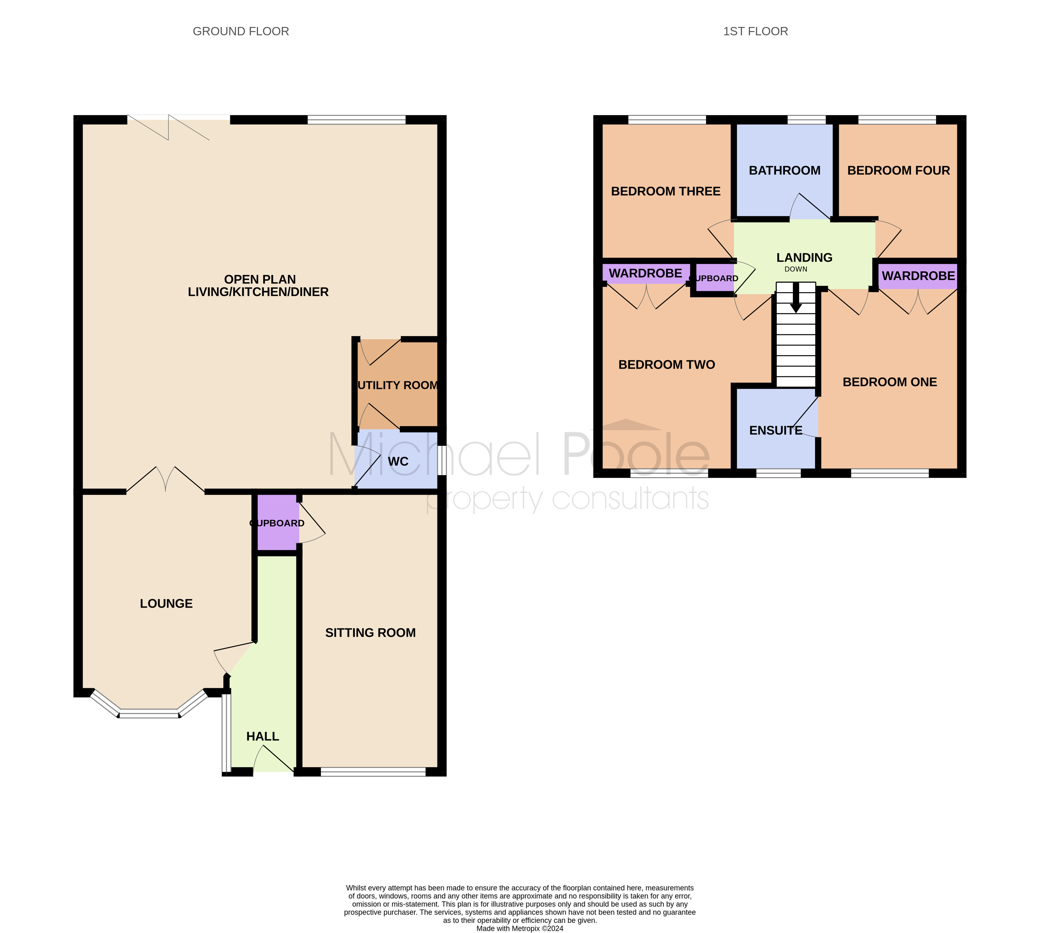 4 bed house for sale in Hasguard Way, Ingleby Barwick - Property floorplan