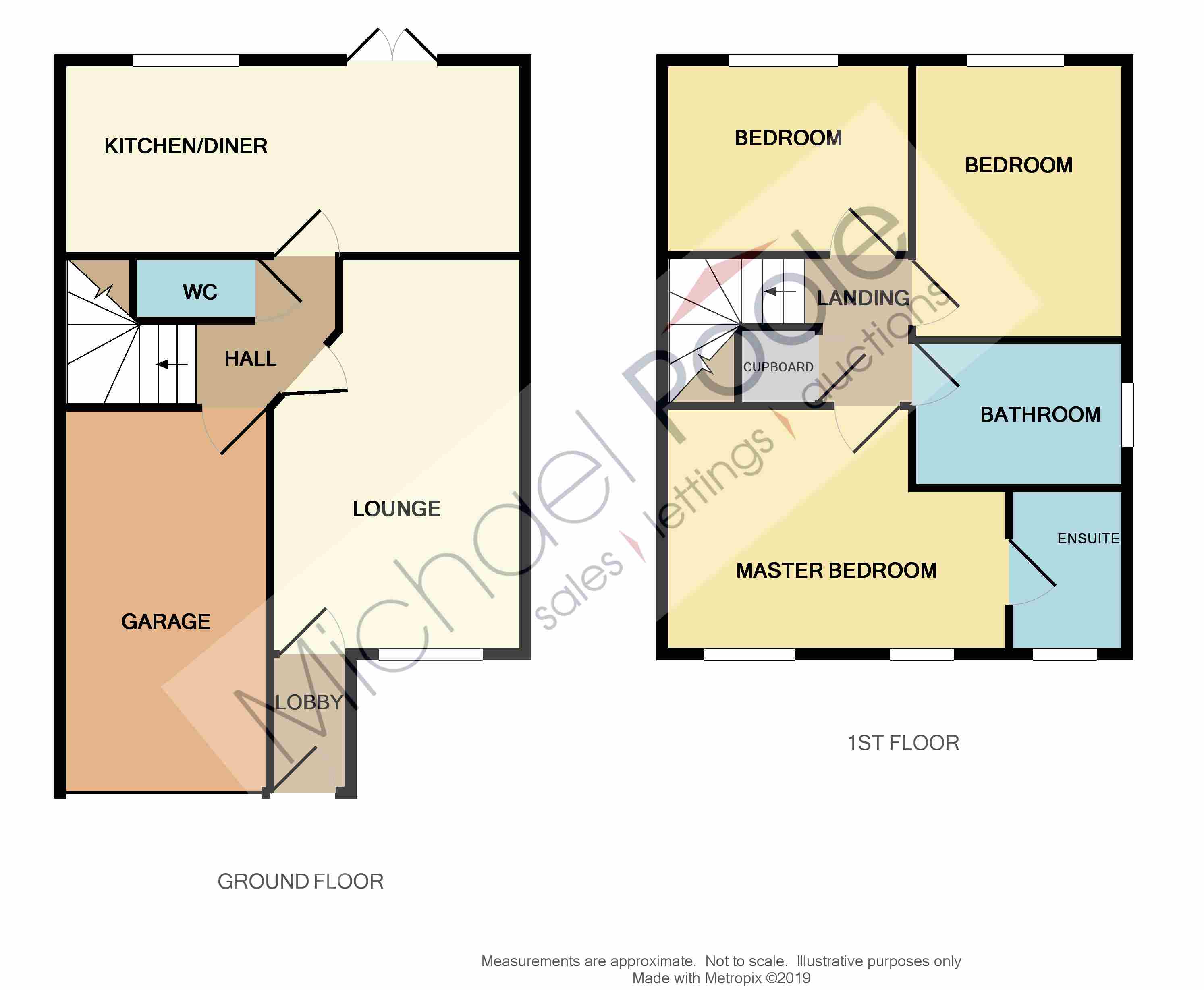 3 bed house for sale in Bancroft Drive, Ingleby Barwick - Property floorplan