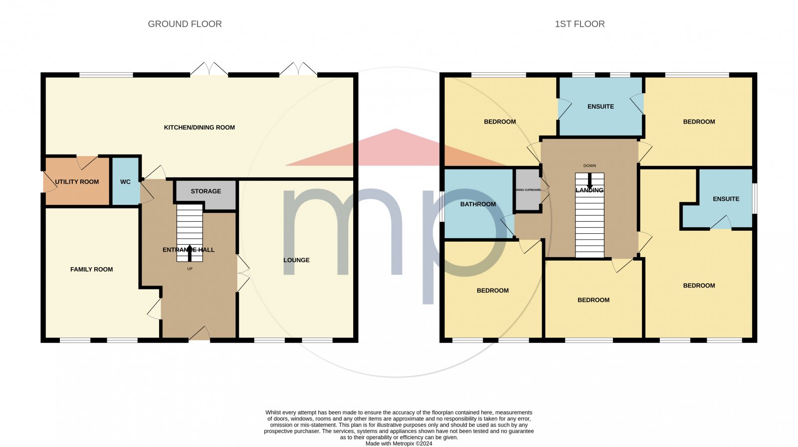 5 bed detached house for sale in The Rings, Ingleby Barwick - Property floorplan