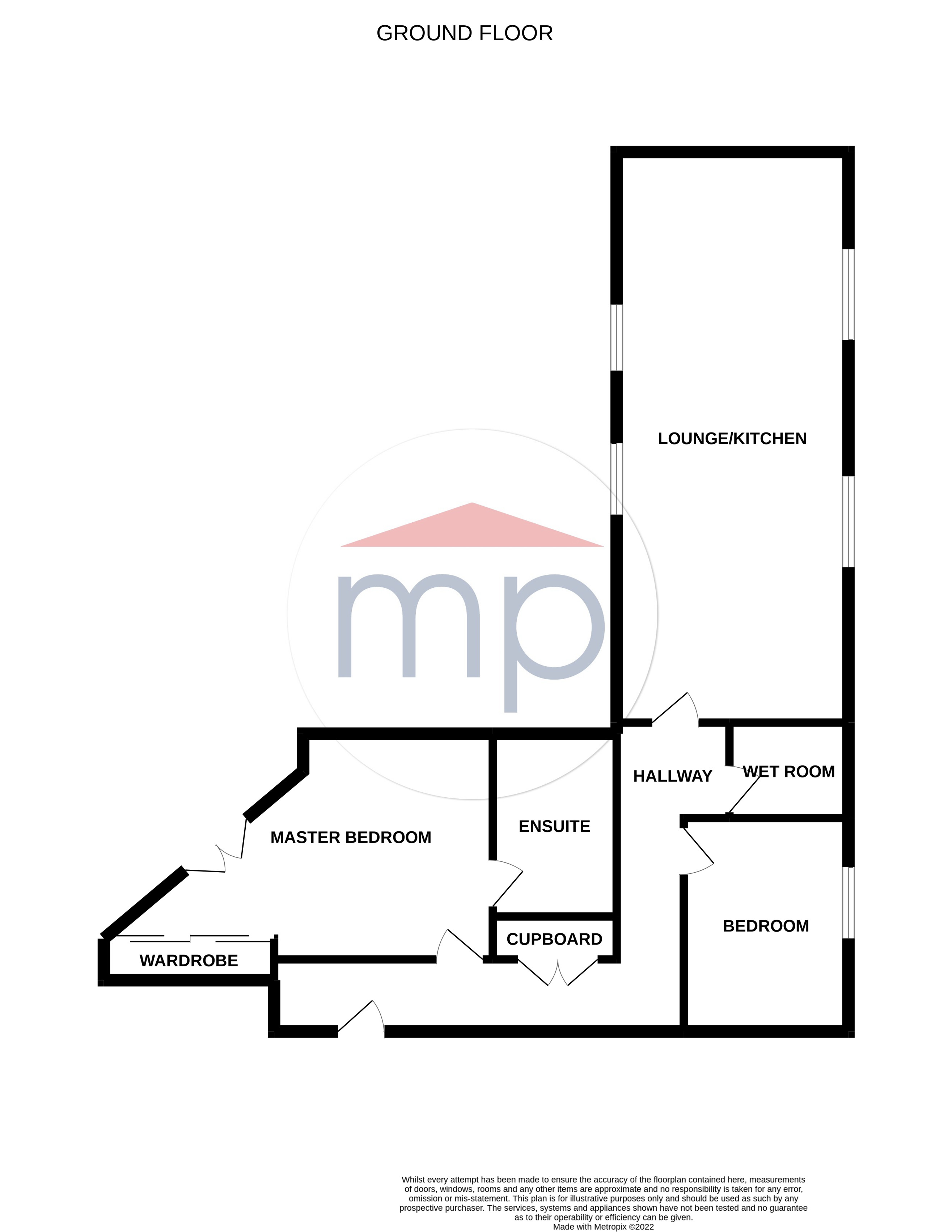 2 bed apartment to rent in Yarm Road, Egglescliffe - Property floorplan