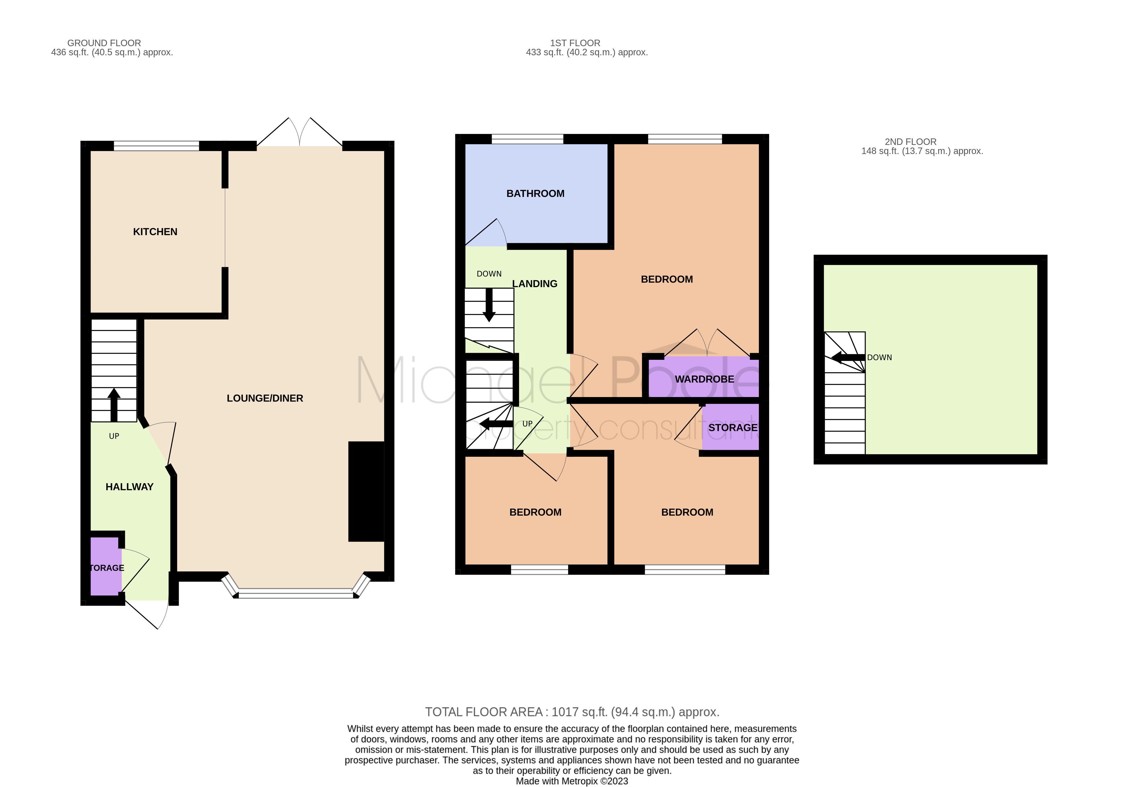 3 bed house for sale in Ravendale Road, Priestfields - Property floorplan