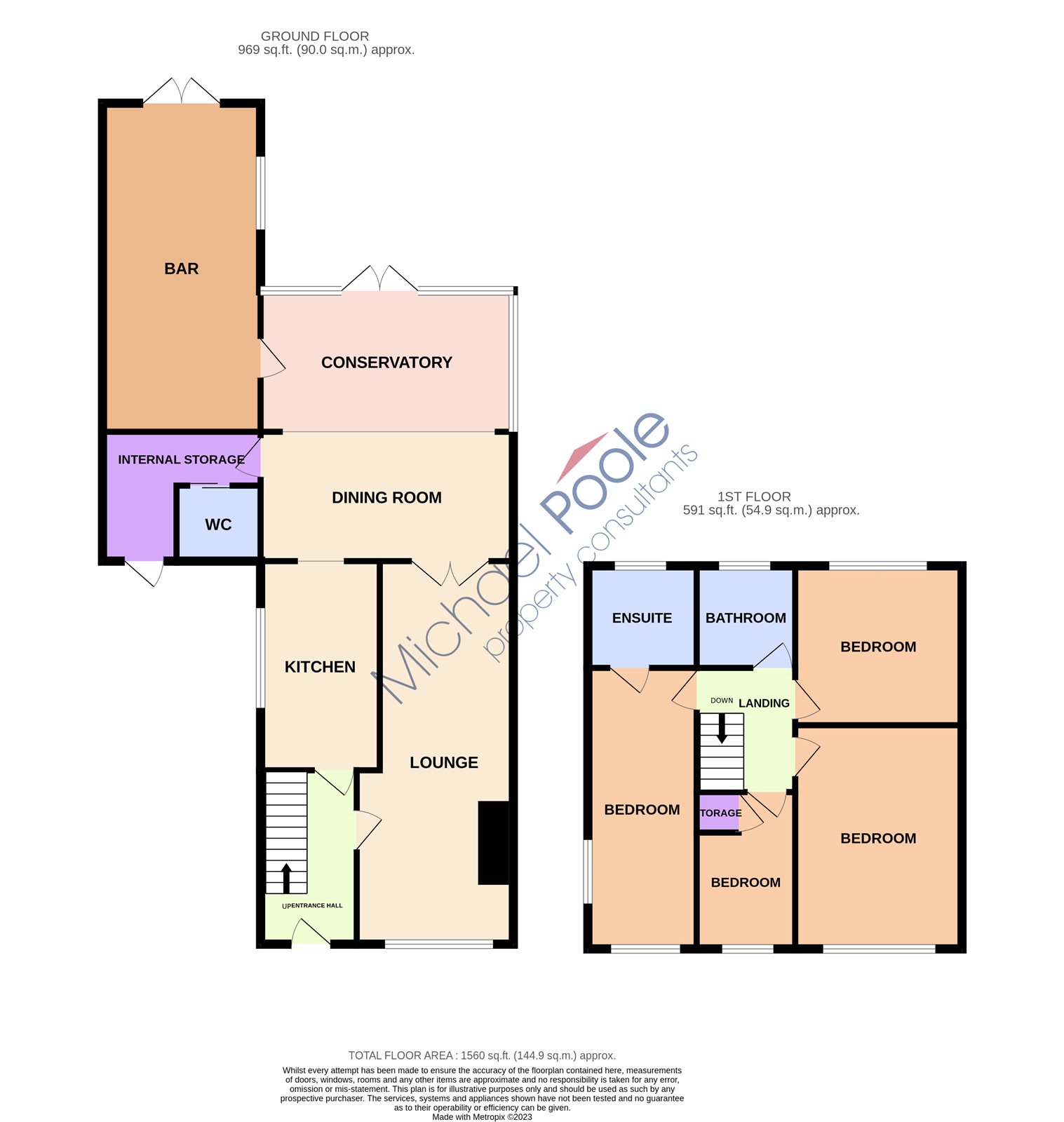 4 bed house for sale in Hesleden Avenue, Acklam - Property floorplan