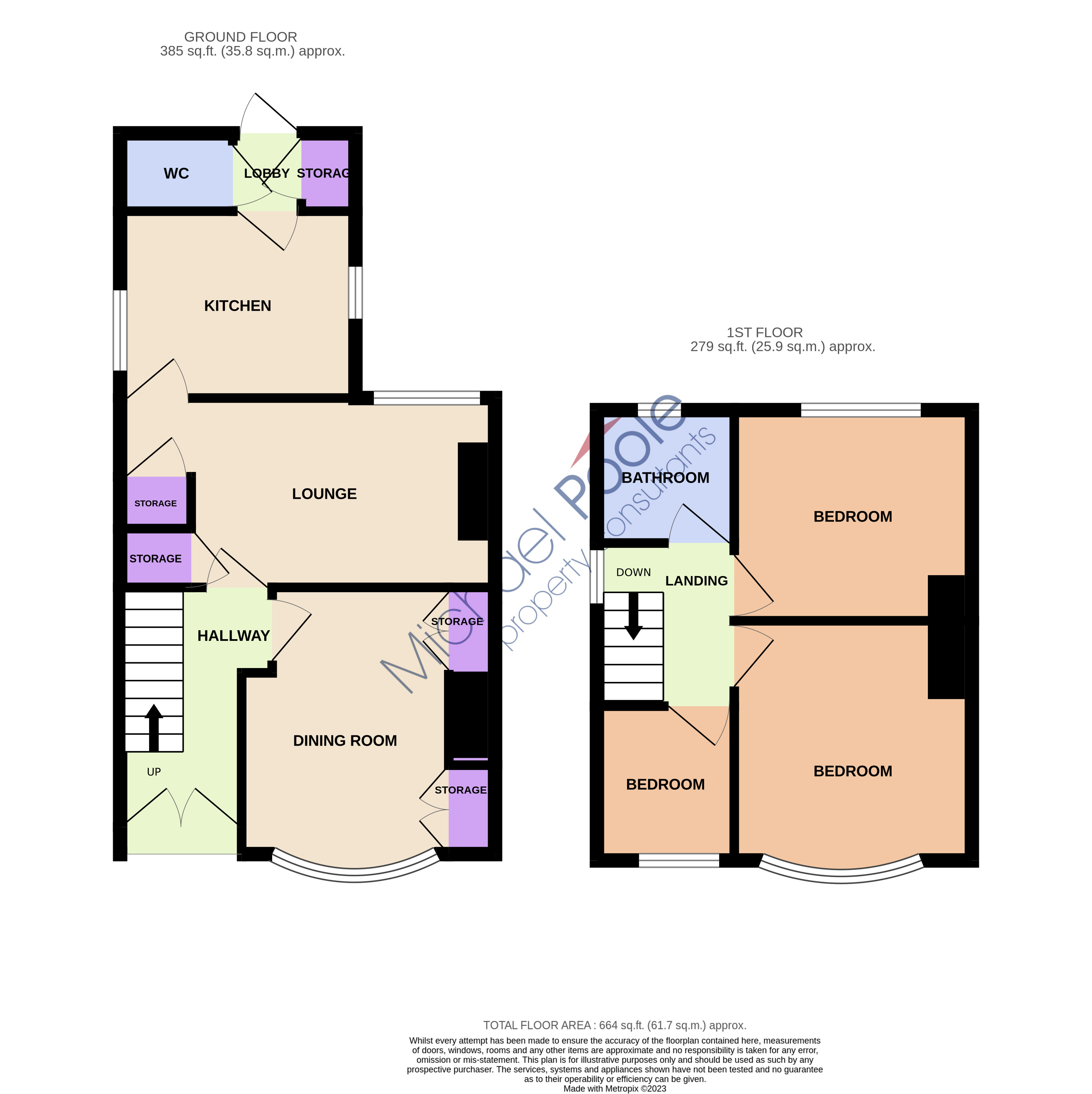3 bed house for sale in Ennerdale Avenue, Acklam - Property floorplan