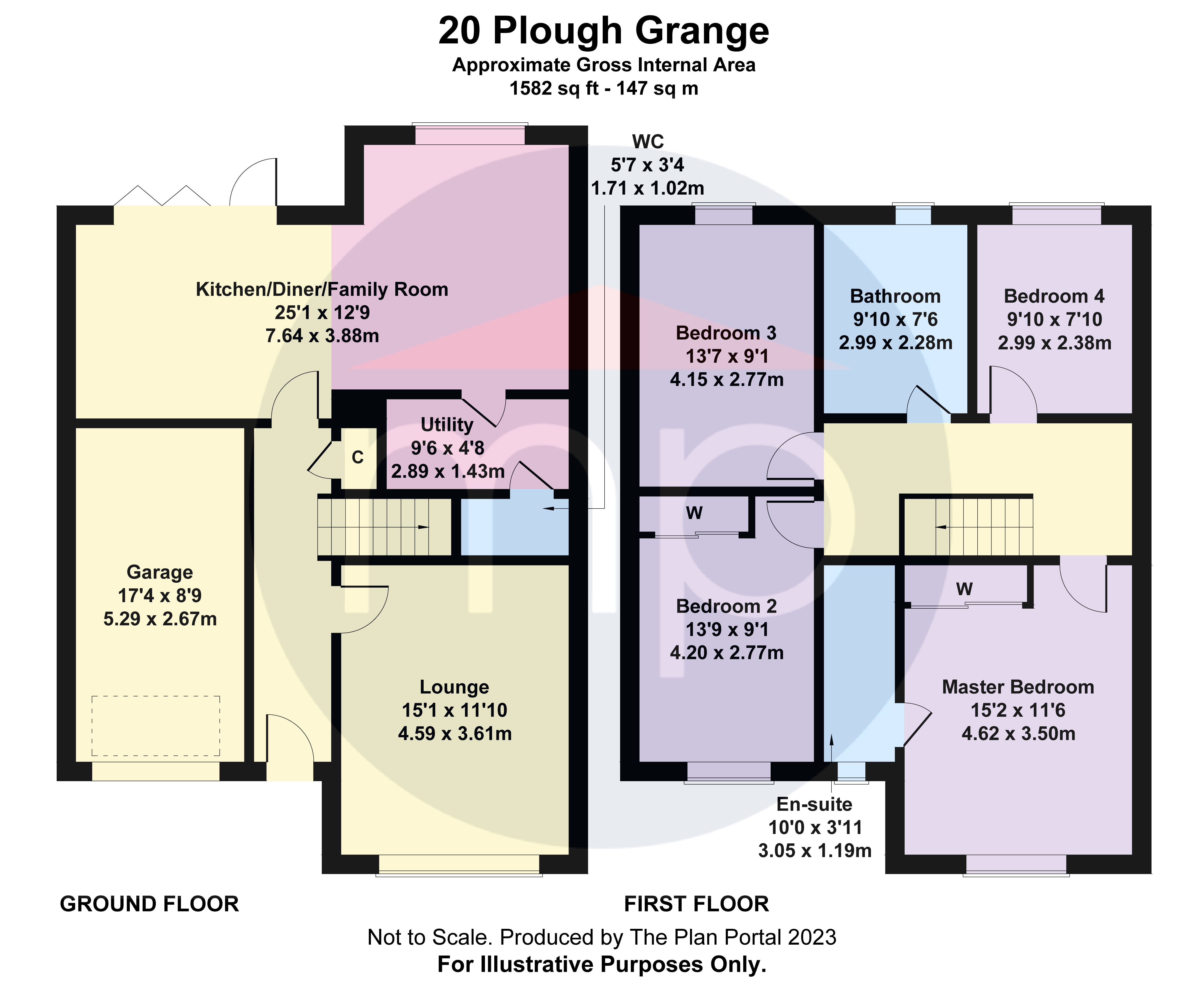 4 bed house for sale in Plough Grange, Stainsby Hall Farm - Property floorplan