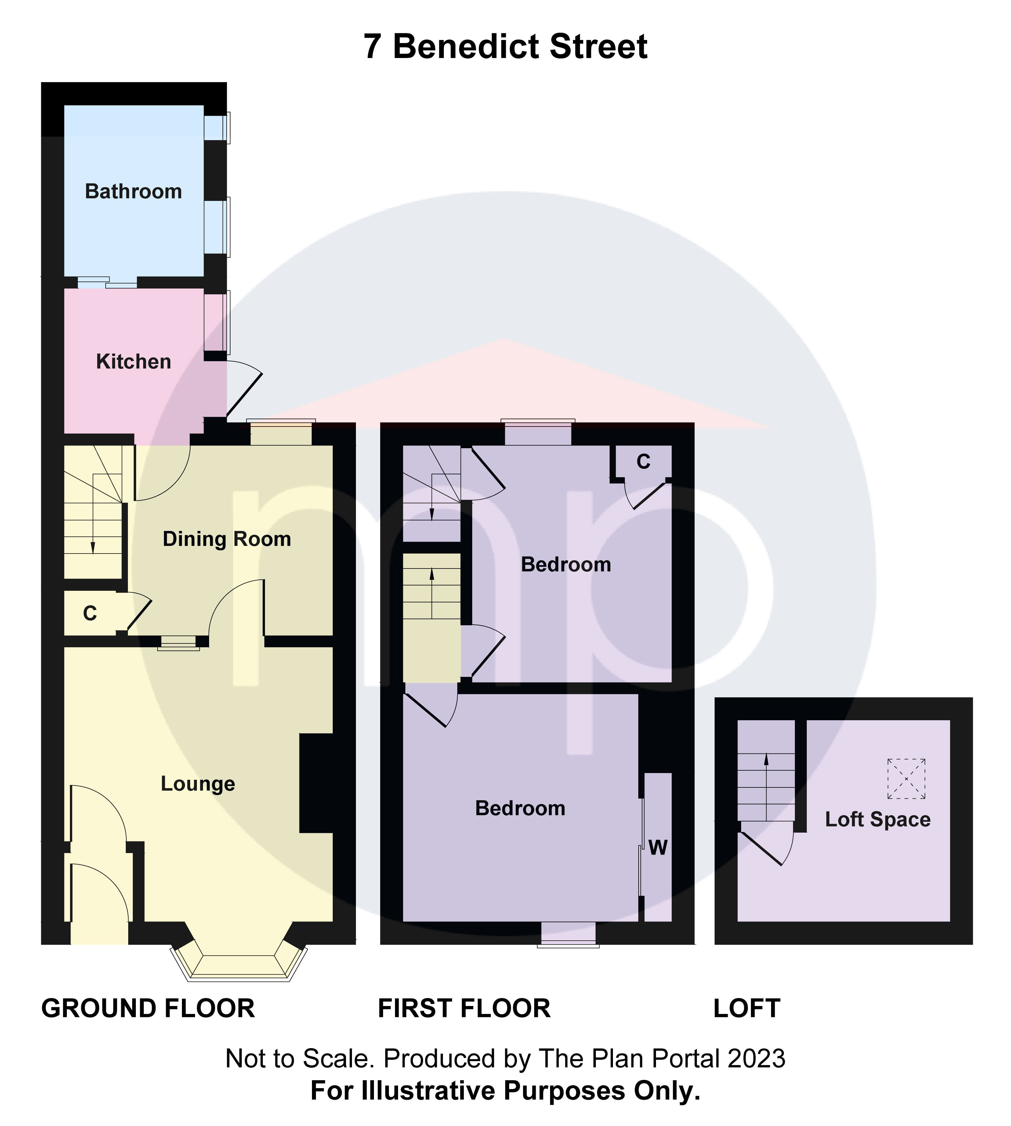 2 bed house for sale in Benedict Street, North Ormesby - Property floorplan