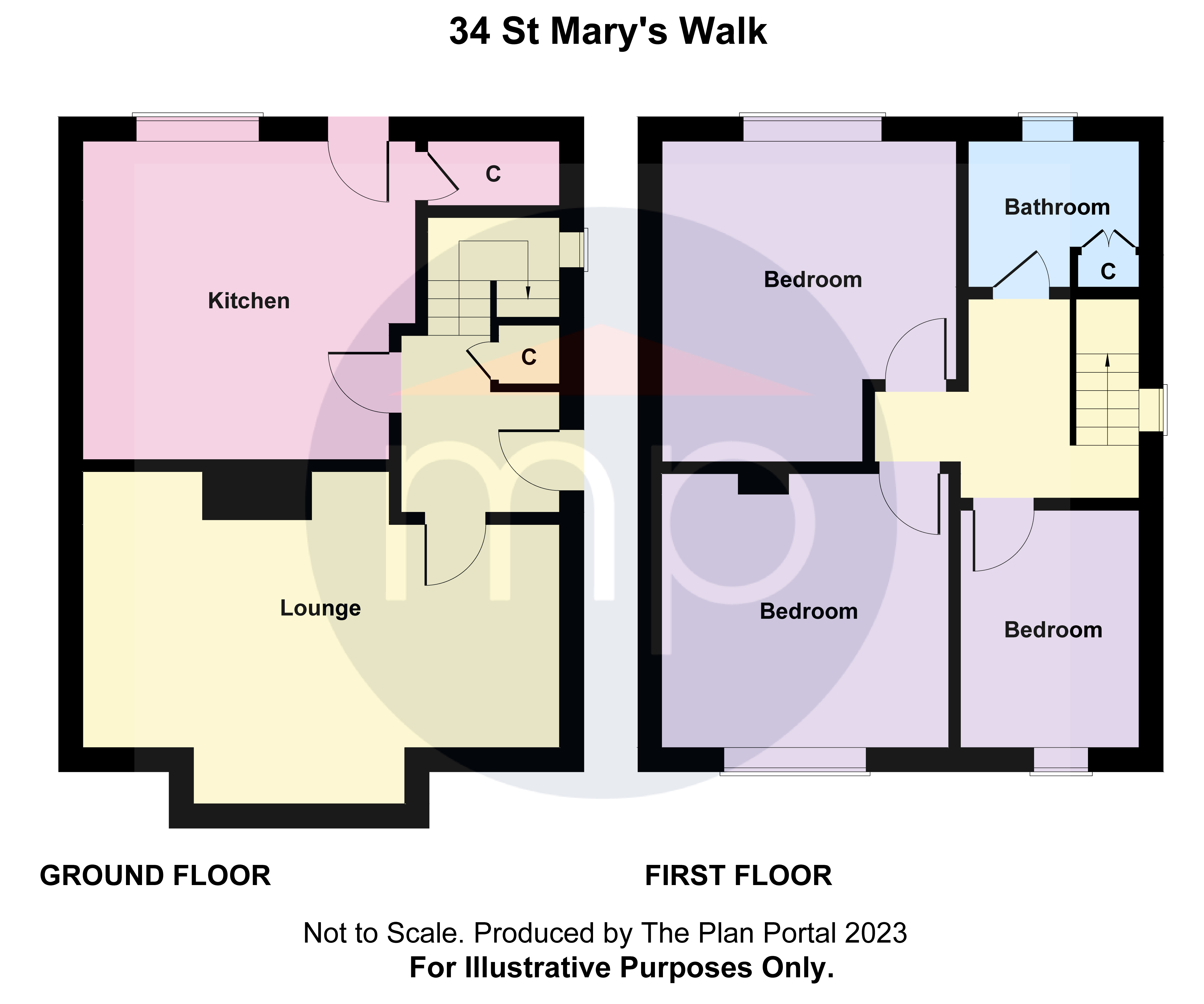 3 bed house for sale in St. Mary's Walk, Acklam - Property floorplan