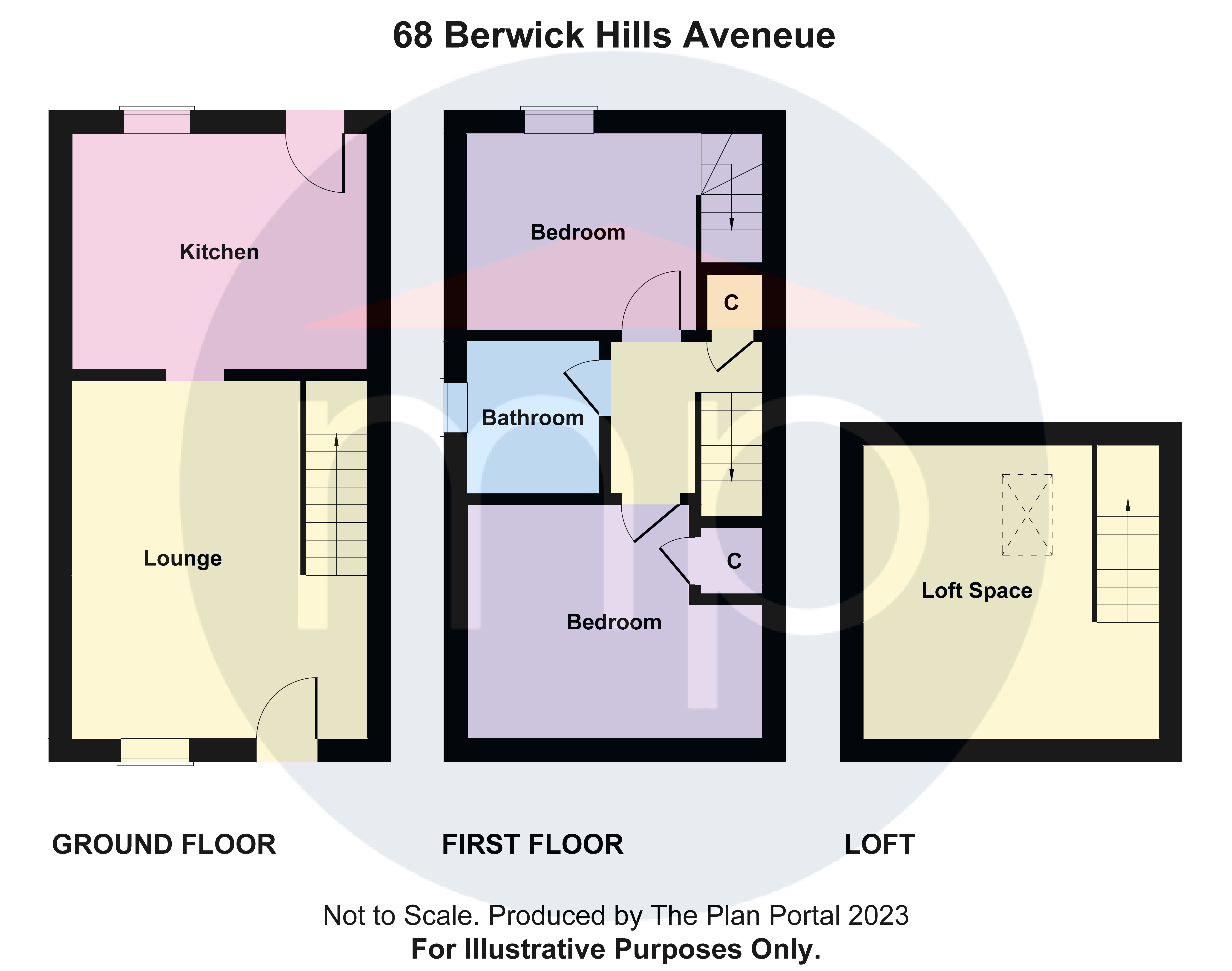 2 bed house for sale in Berwick Hills Avenue, Brambles Farm - Property floorplan