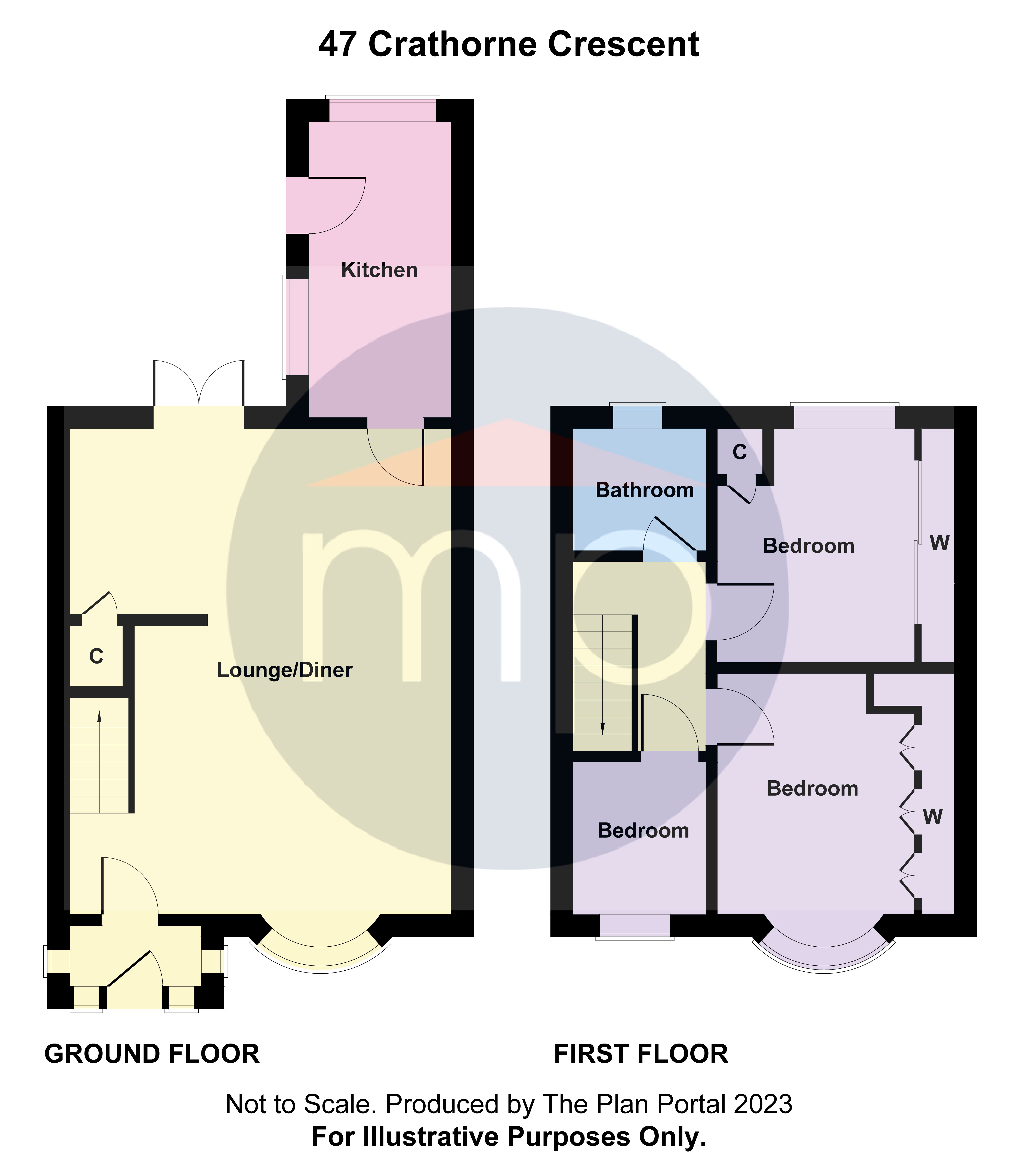 3 bed house for sale in Crathorne Crescent, Acklam - Property floorplan