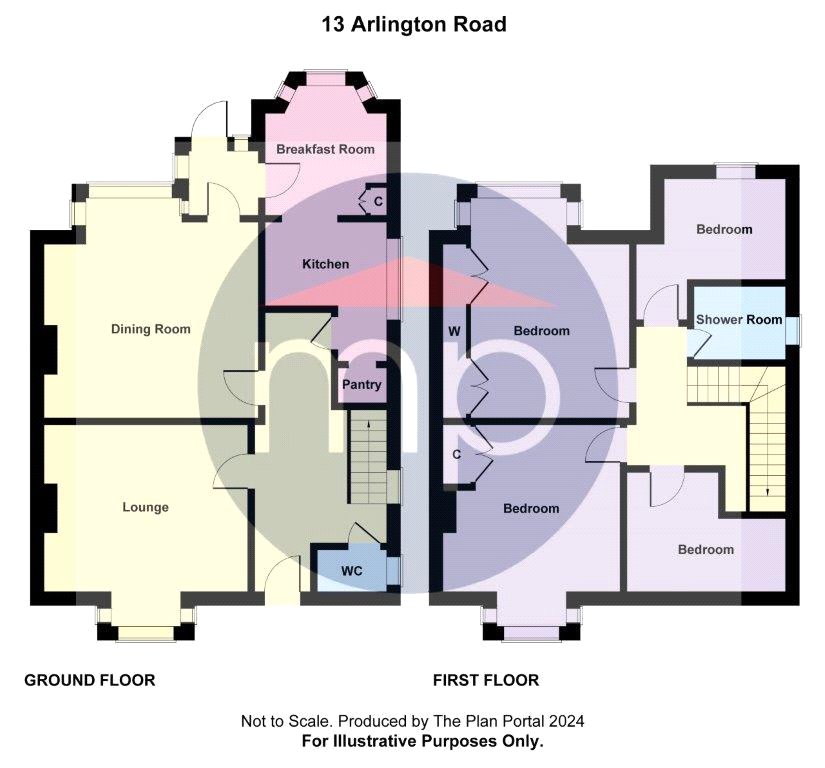 4 bed house for sale in Arlington Road, Tollesby - Property floorplan