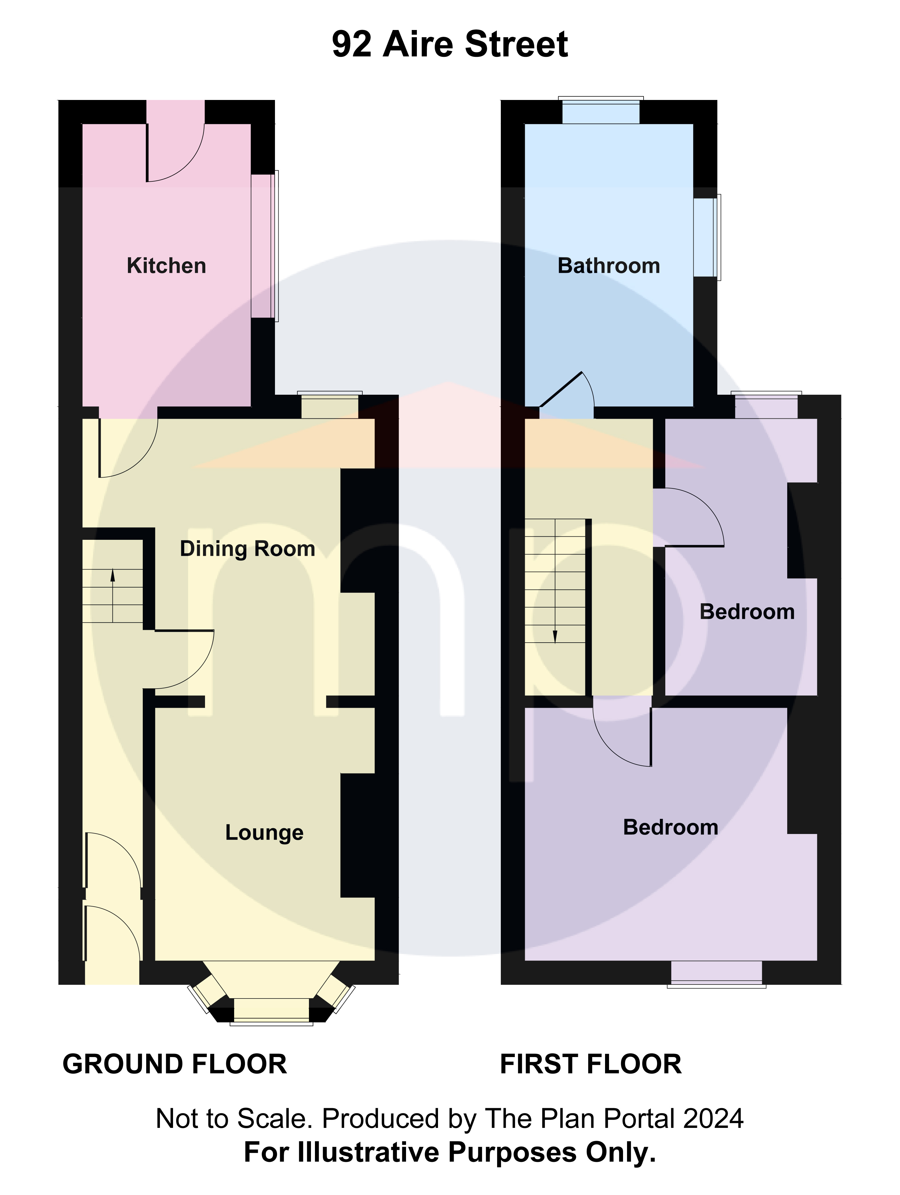 2 bed house for sale in Aire Street, Middlesbrough - Property floorplan