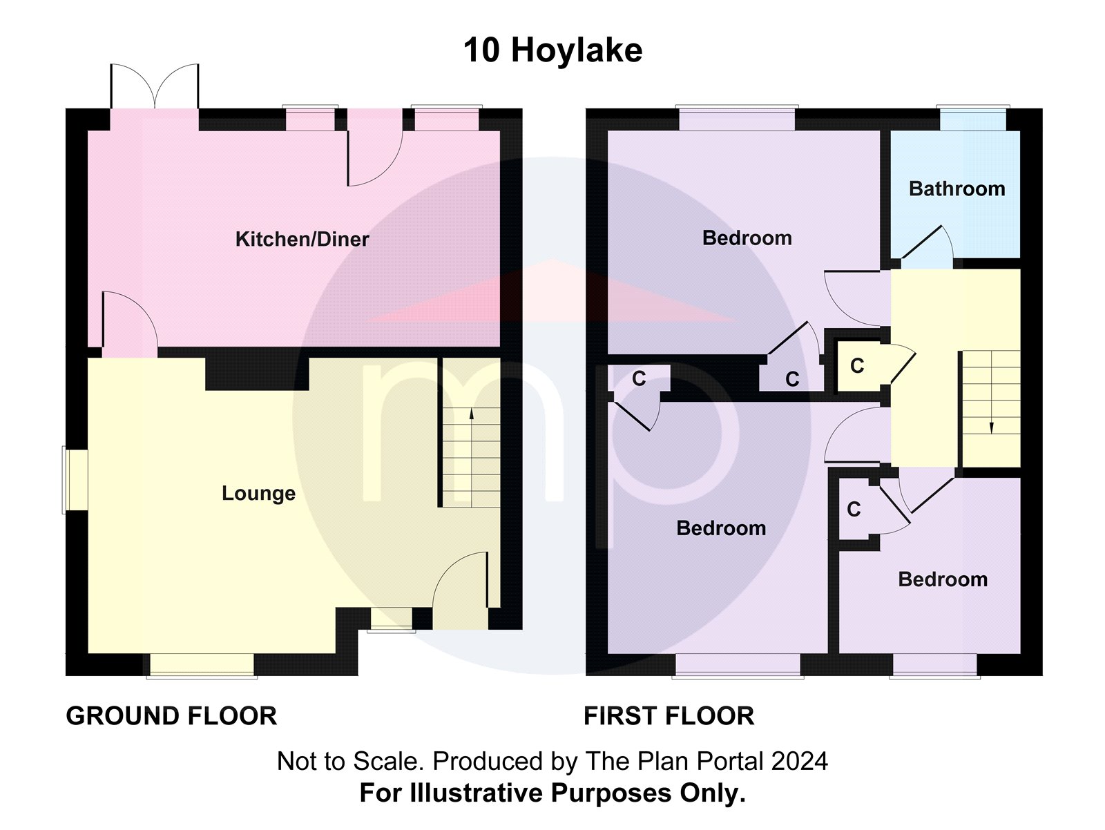 3 bed house for sale in Hoylake Road, Saltersgill - Property floorplan