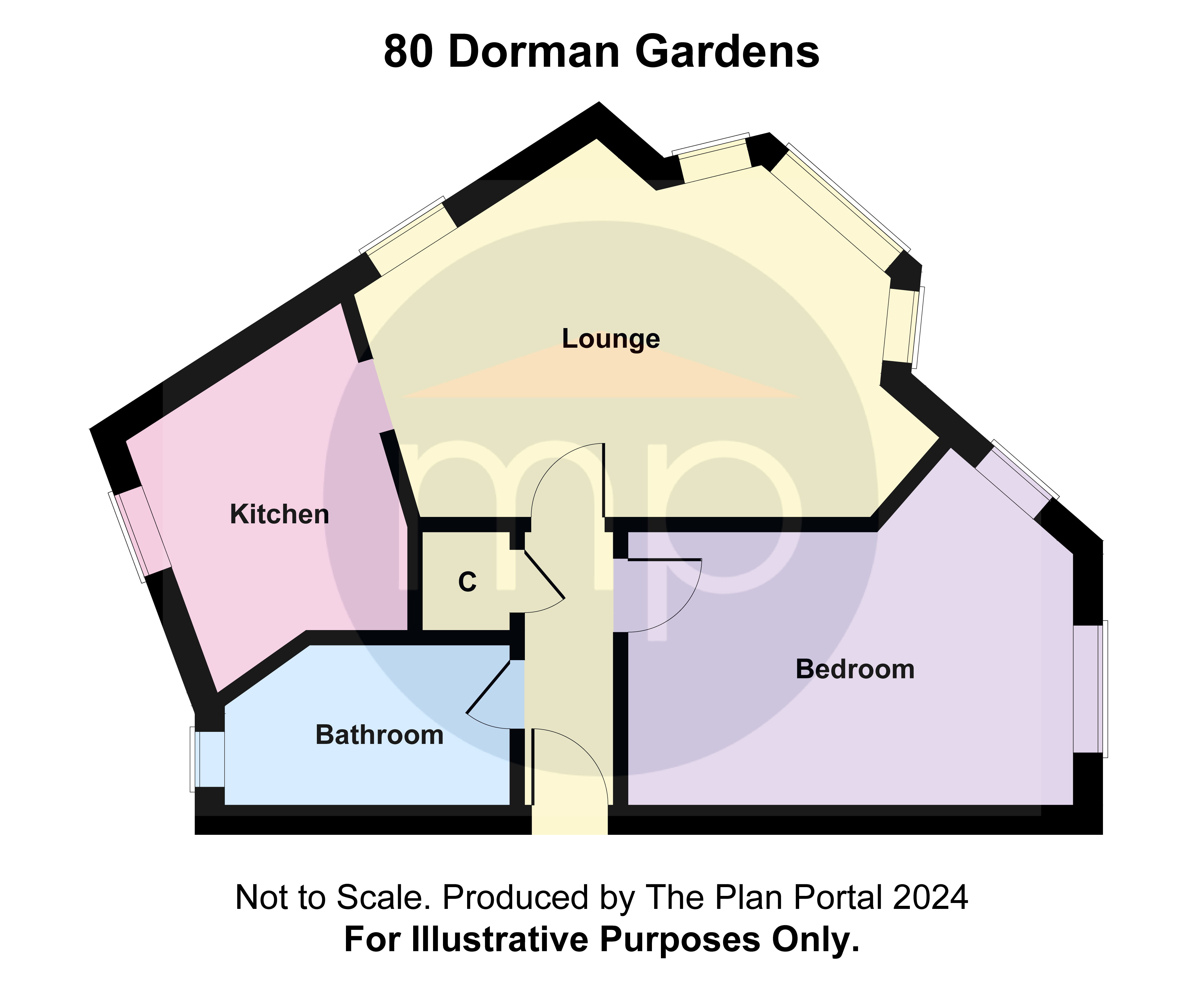 1 bed apartment for sale in Dorman Gardens, Linthorpe - Property floorplan