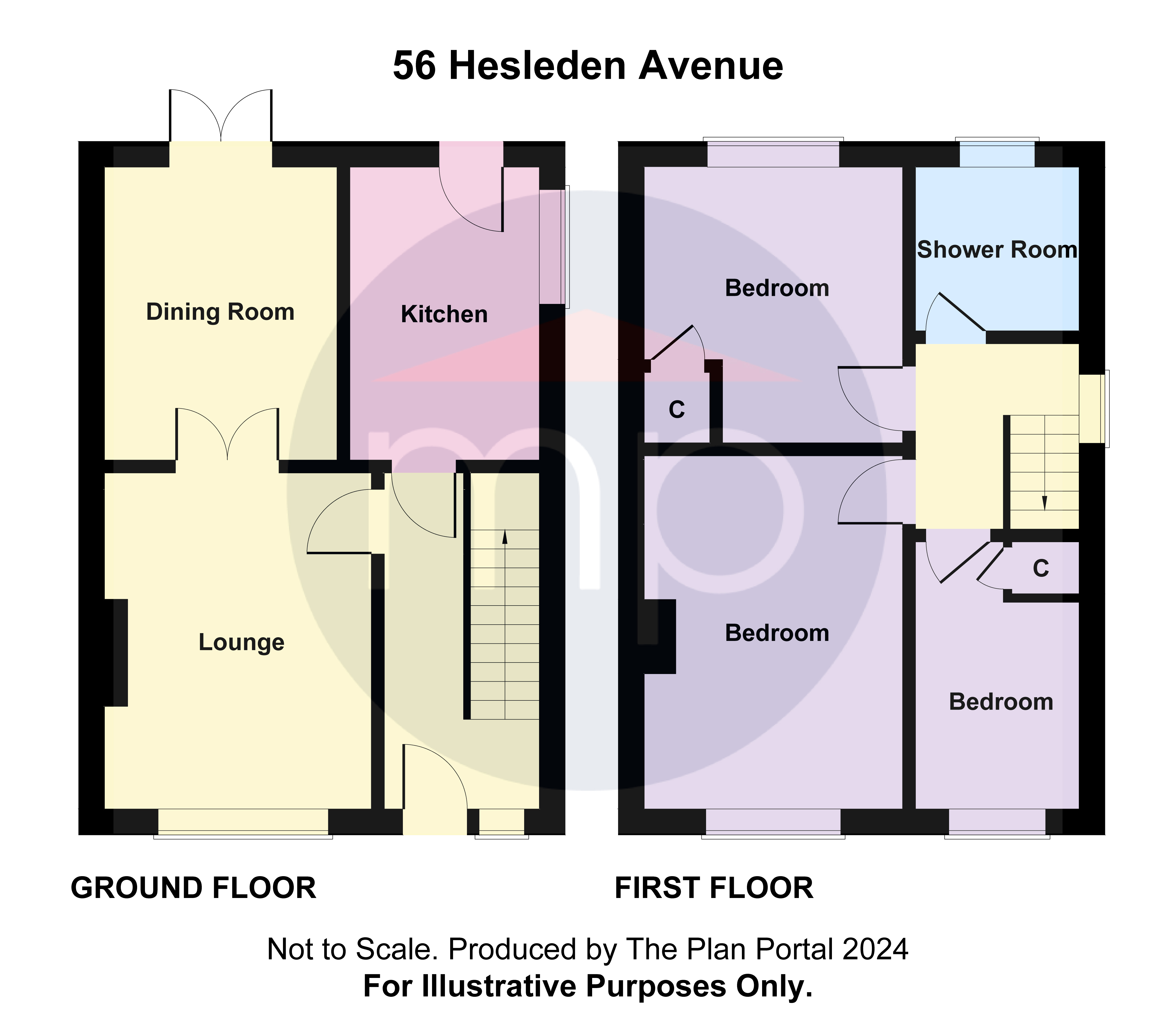 3 bed house for sale in Hesleden Avenue, Acklam - Property floorplan