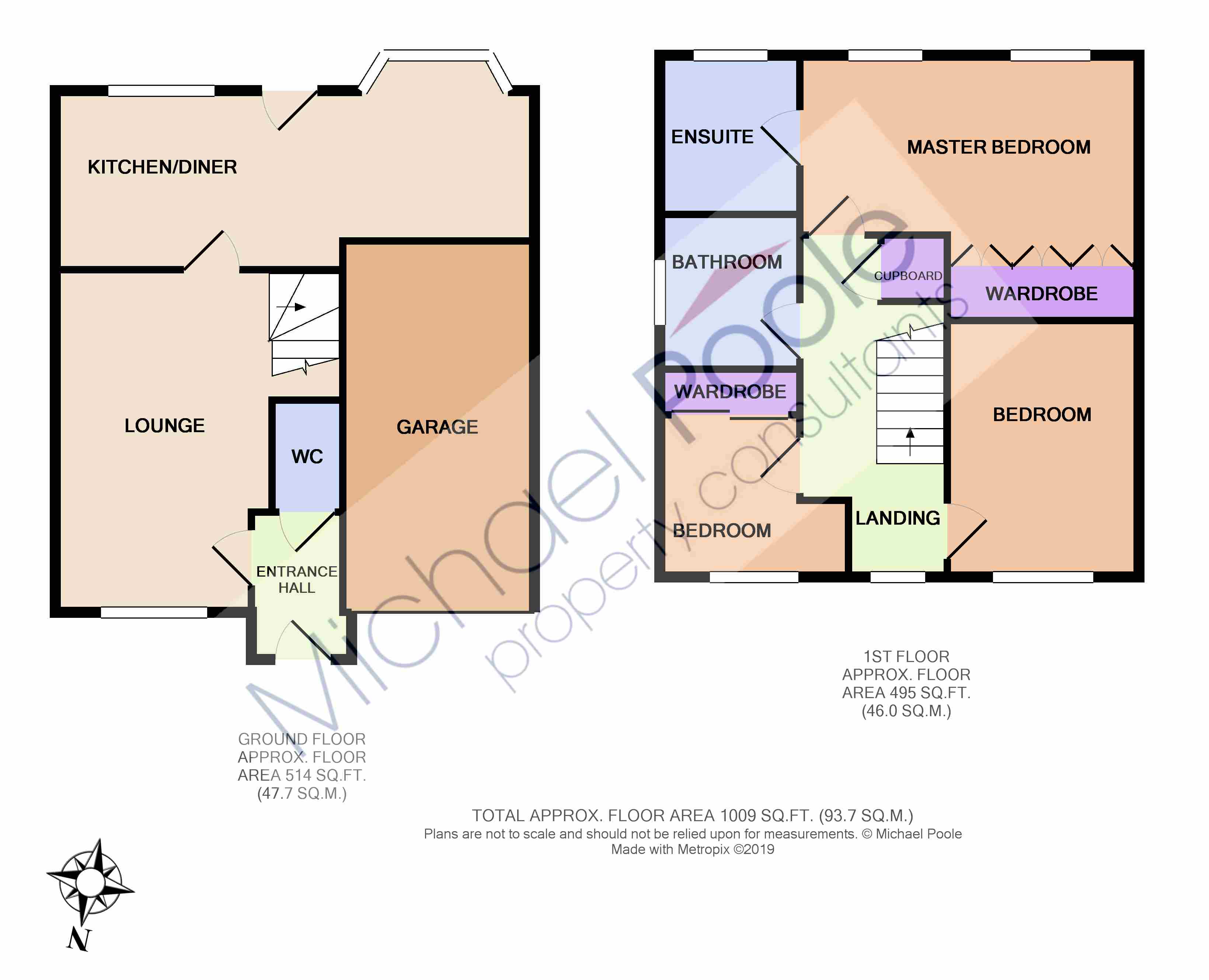 3 bed house for sale in Raines Court, Longlands - Property floorplan