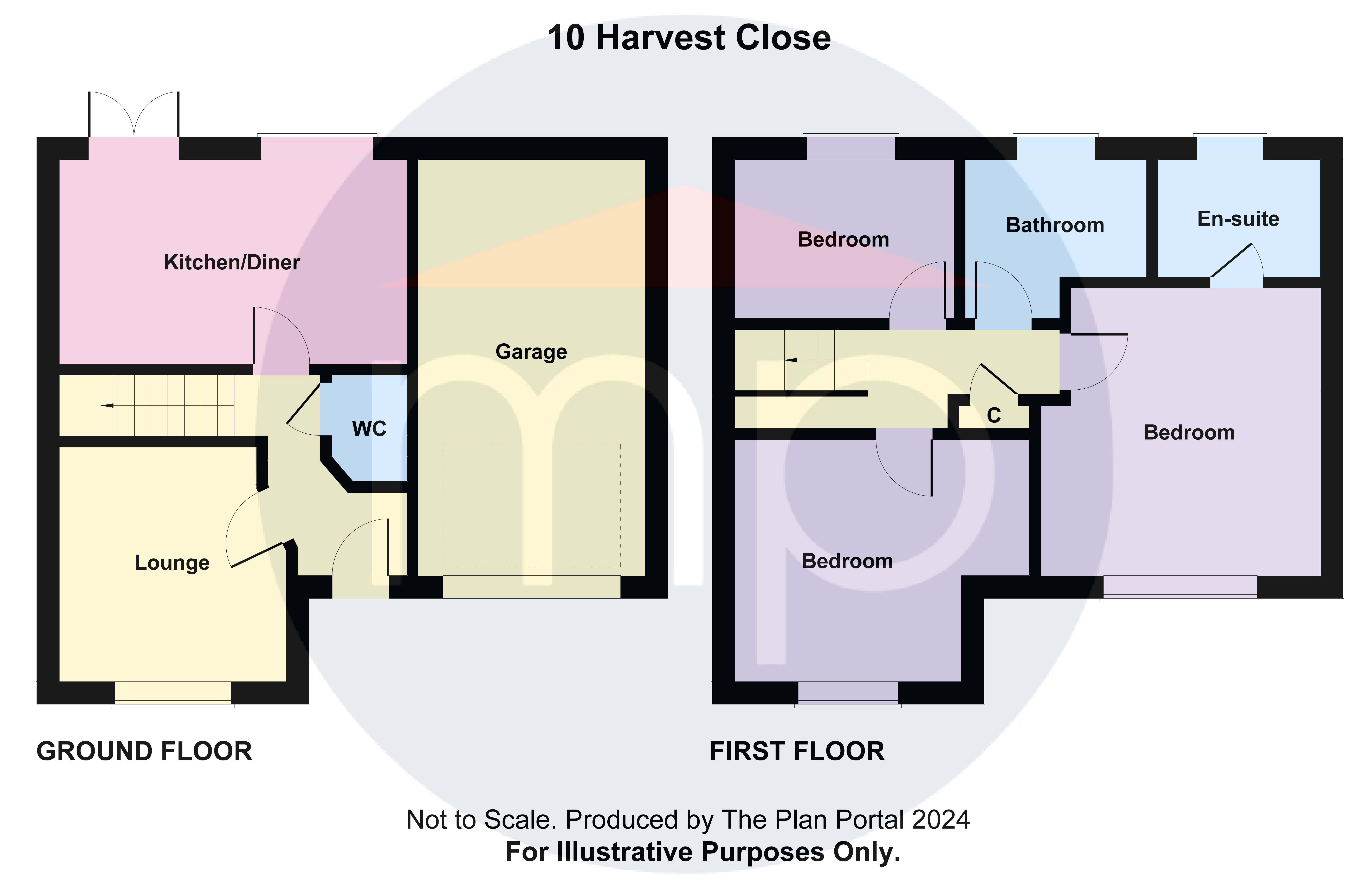 3 bed house for sale in Harvest Close, Stainsby Hall Farm - Property floorplan