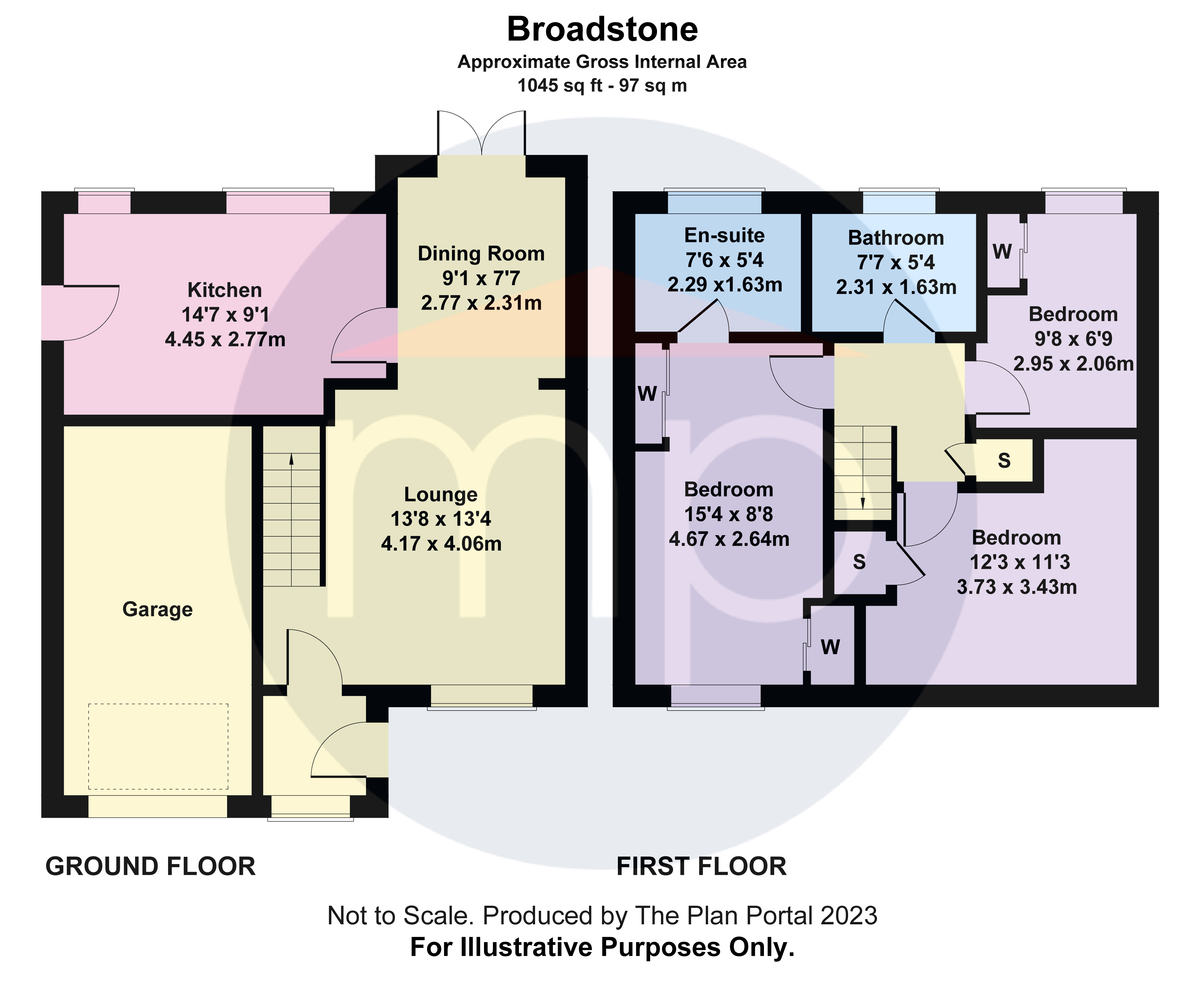 3 bed house for sale in Broadstone, Marton - Property floorplan