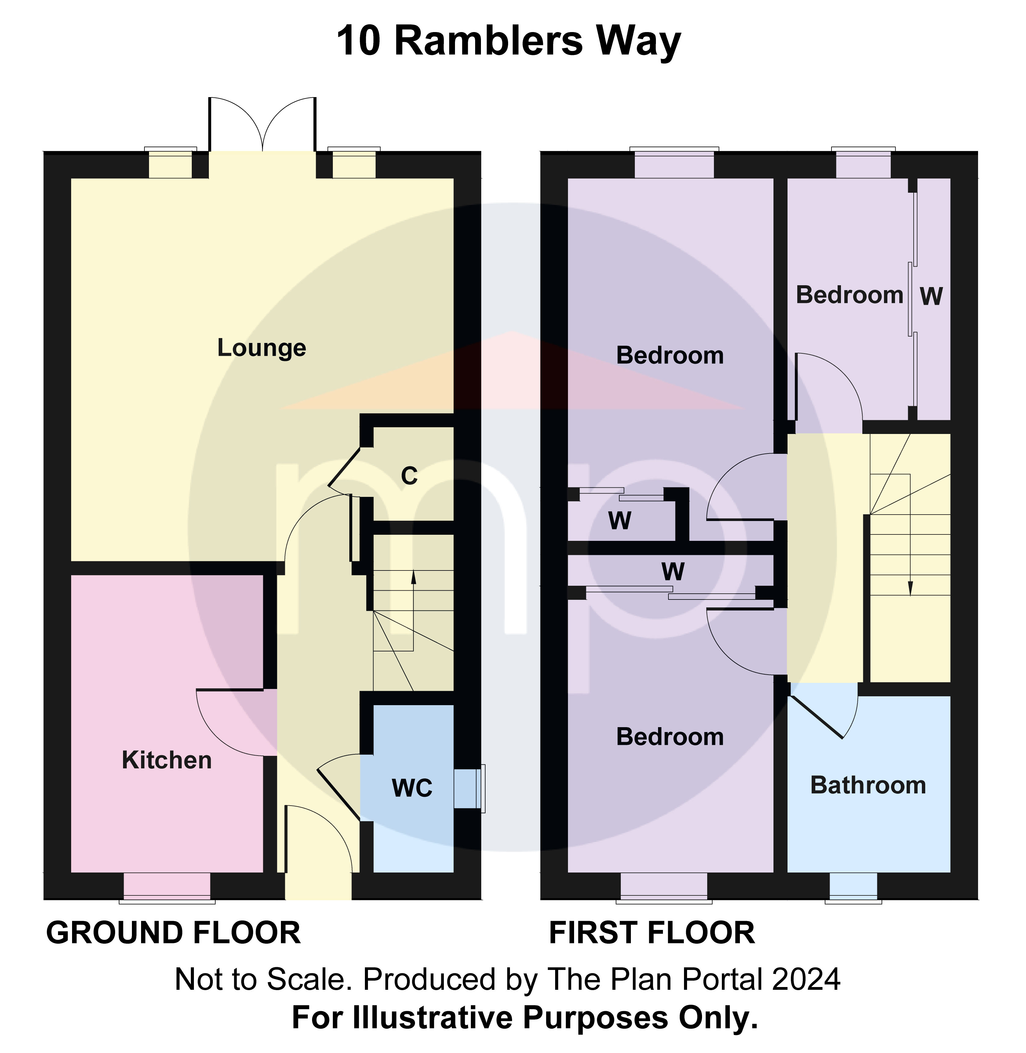 3 bed house for sale in Ramblers Way, Hemlington - Property floorplan