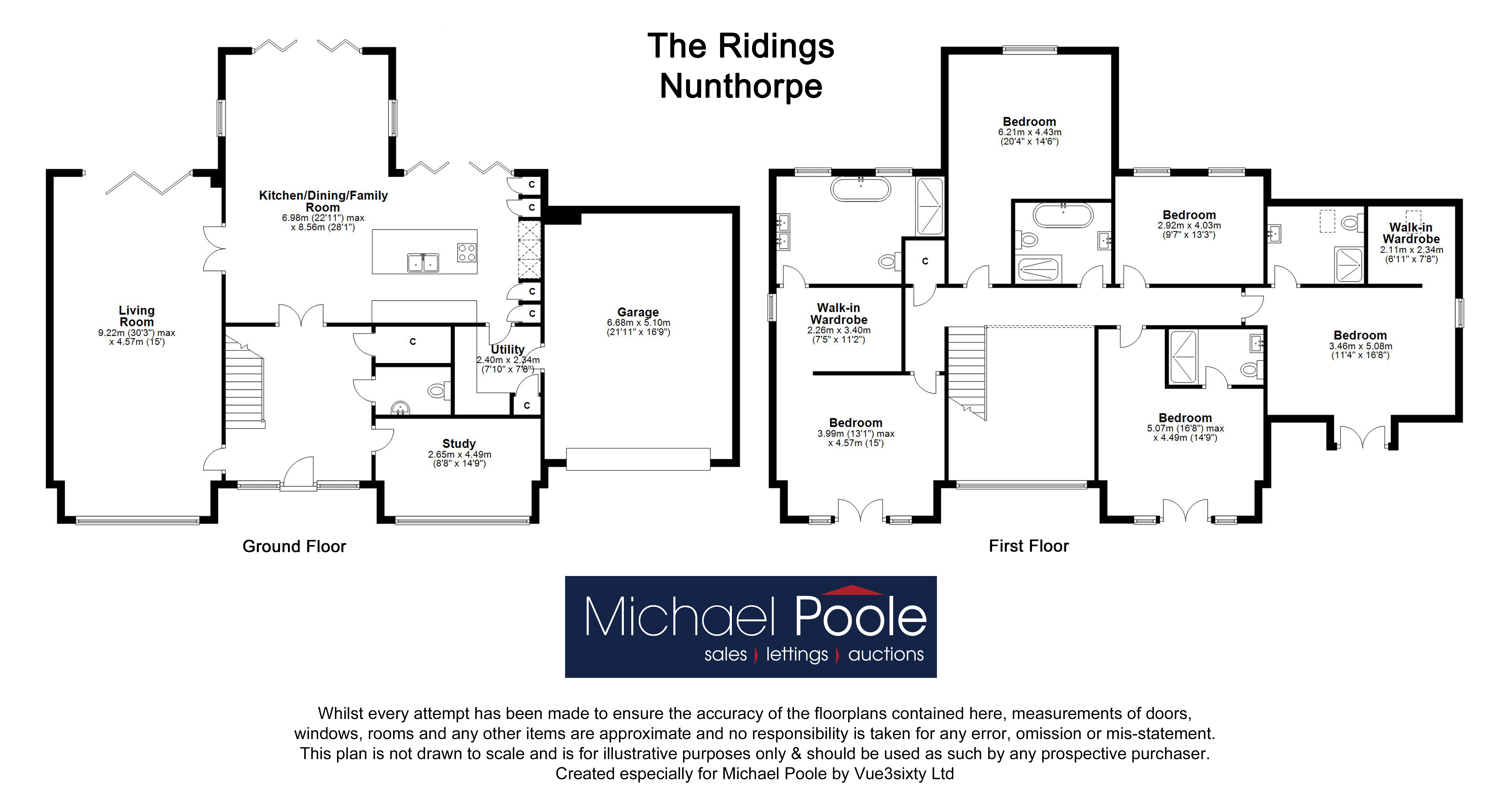 5 bed house for sale in The Ridings, Nunthorpe - Property floorplan