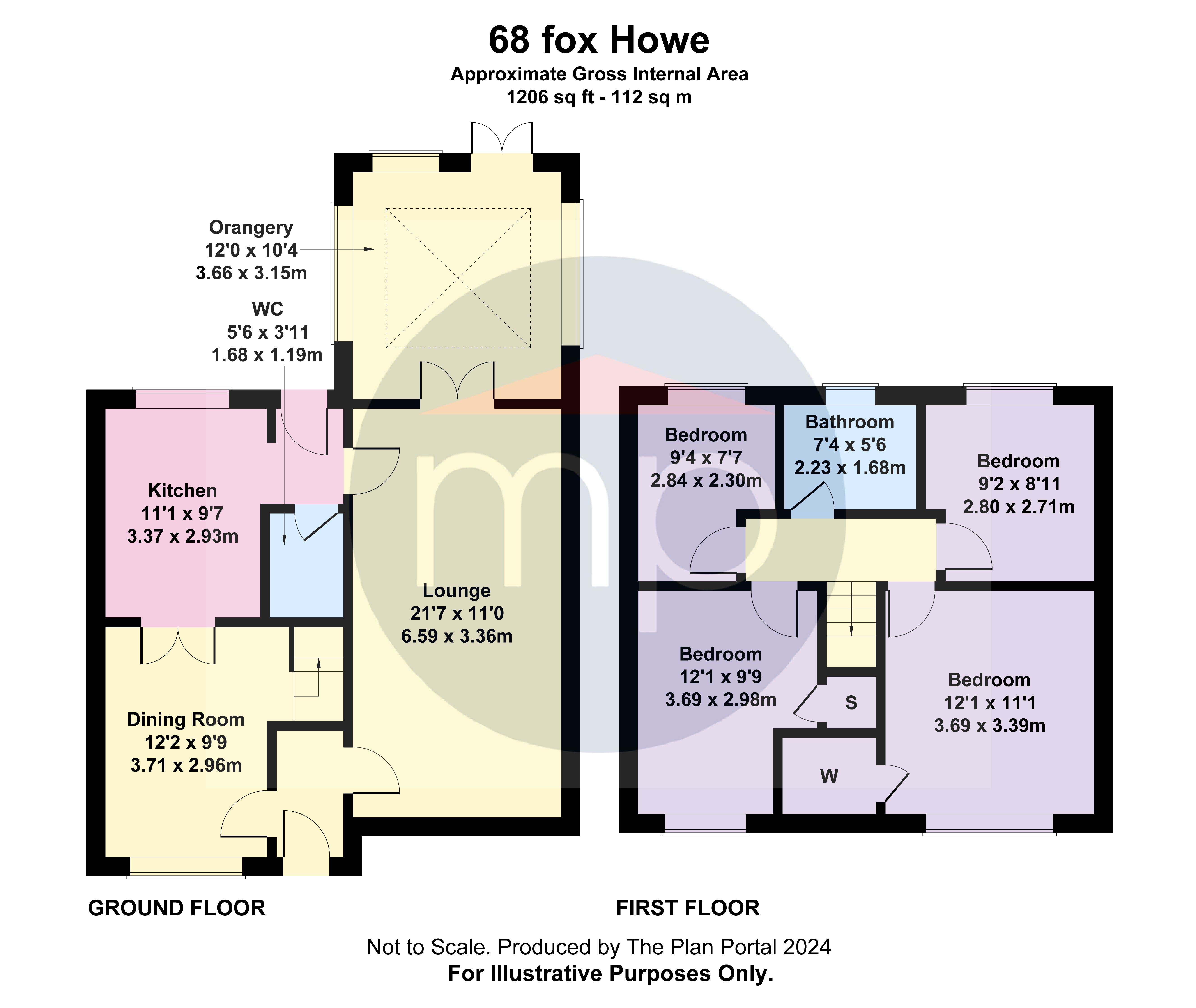 4 bed detached house for sale in Fox Howe, Coulby Newham - Property floorplan