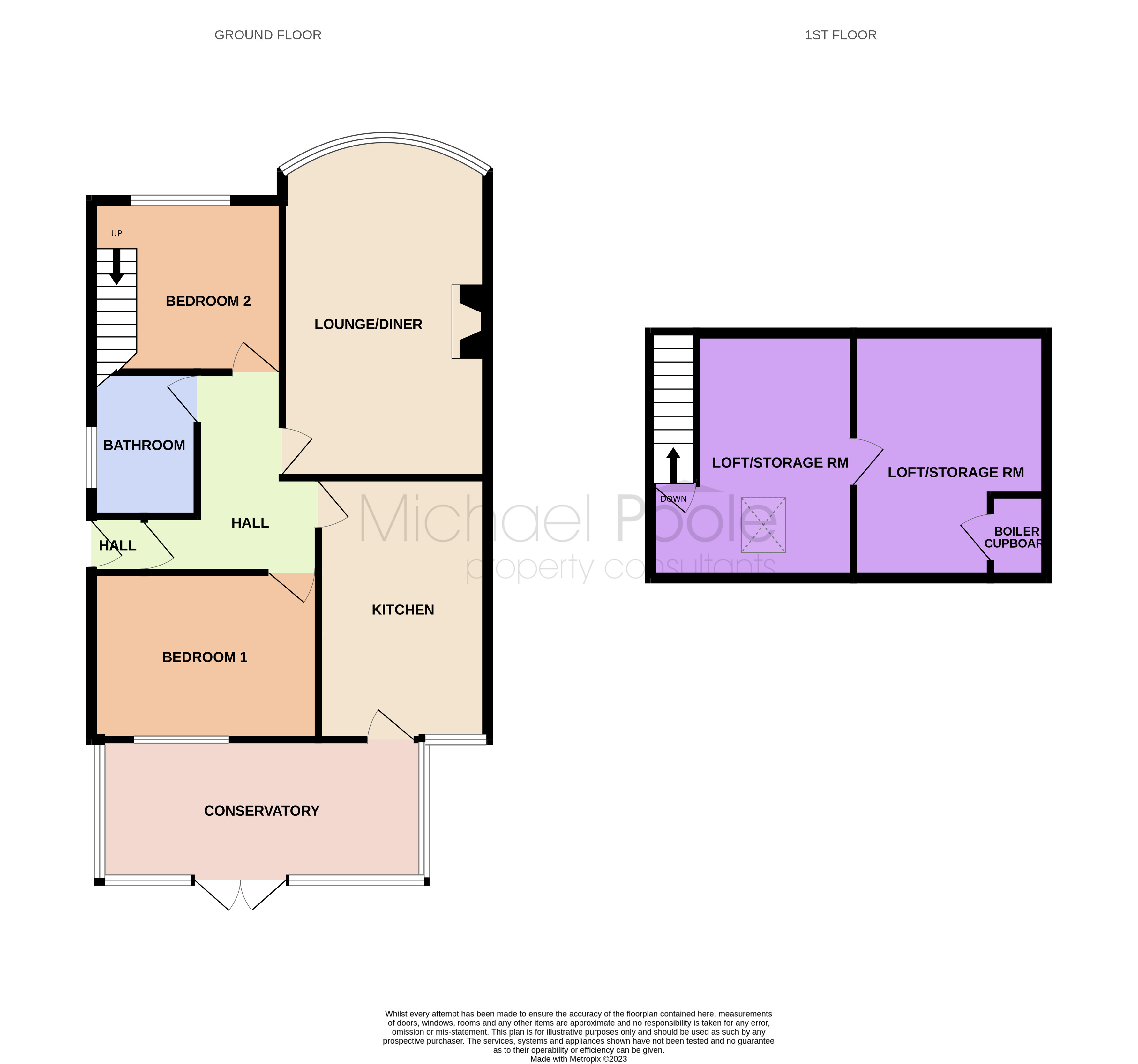 2 bed bungalow for sale in Falklands Close, Marske-by-the-Sea - Property floorplan