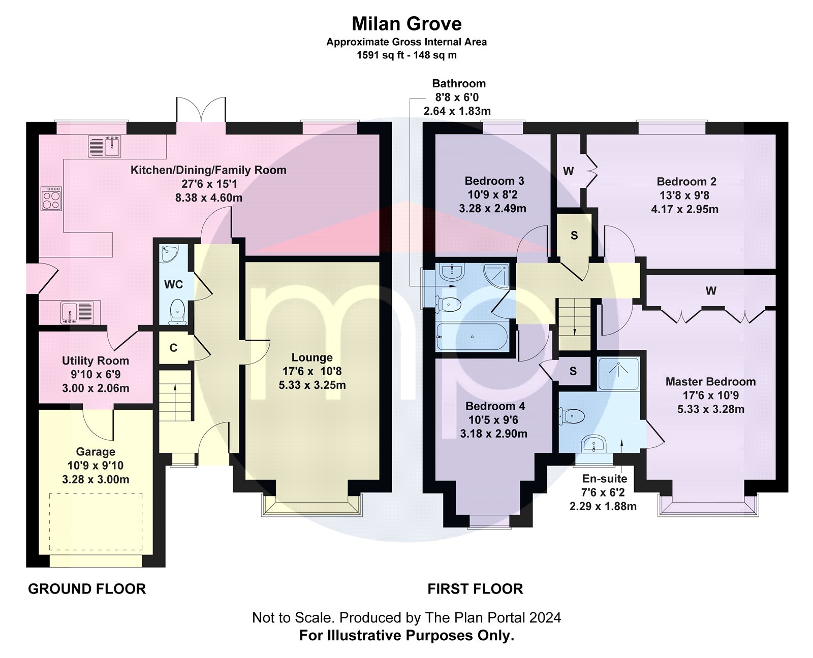 4 bed house for sale in Milan Grove, Nunthorpe - Property floorplan