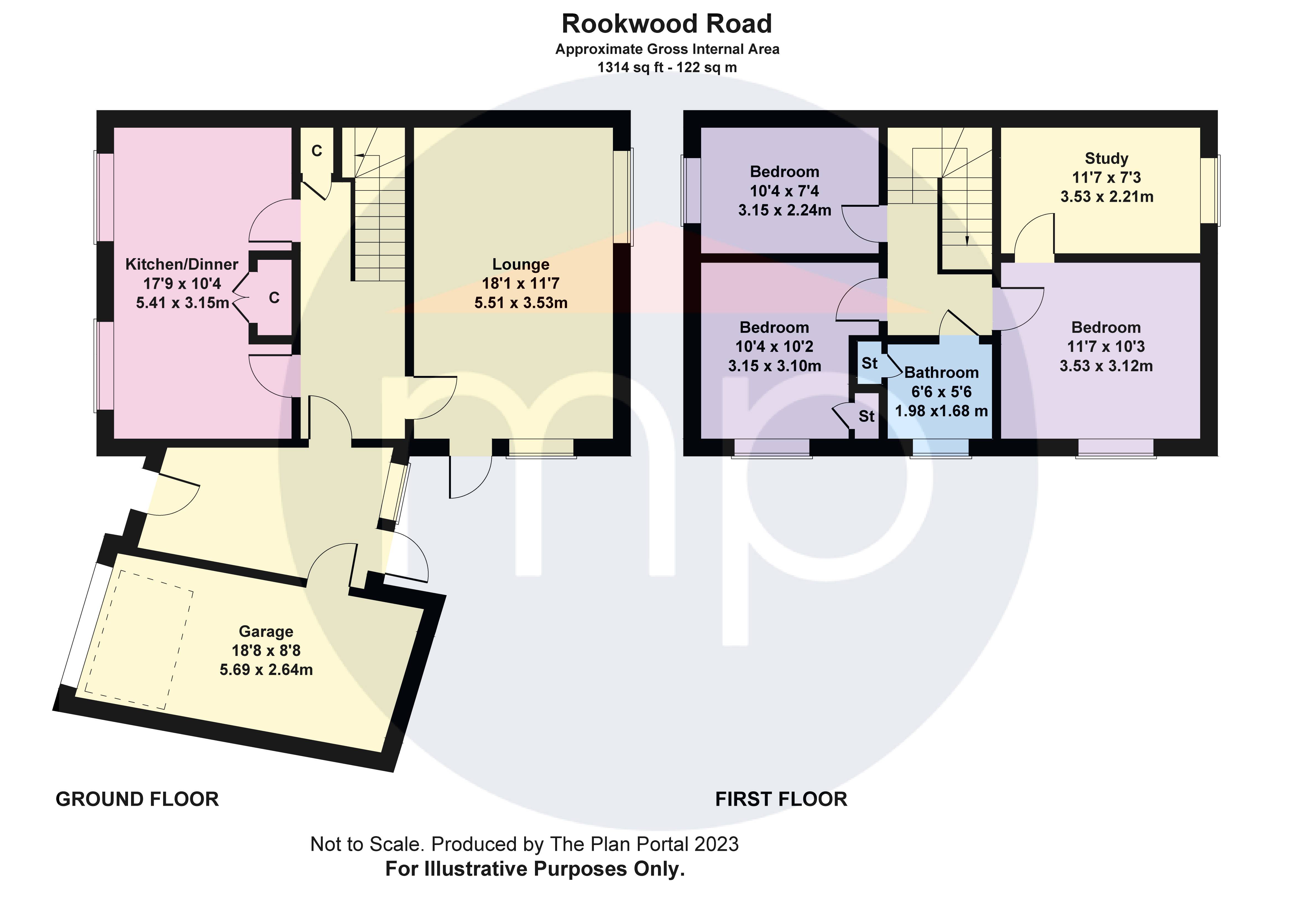 3 bed house for sale in Rookwood Road, Nunthorpe - Property floorplan