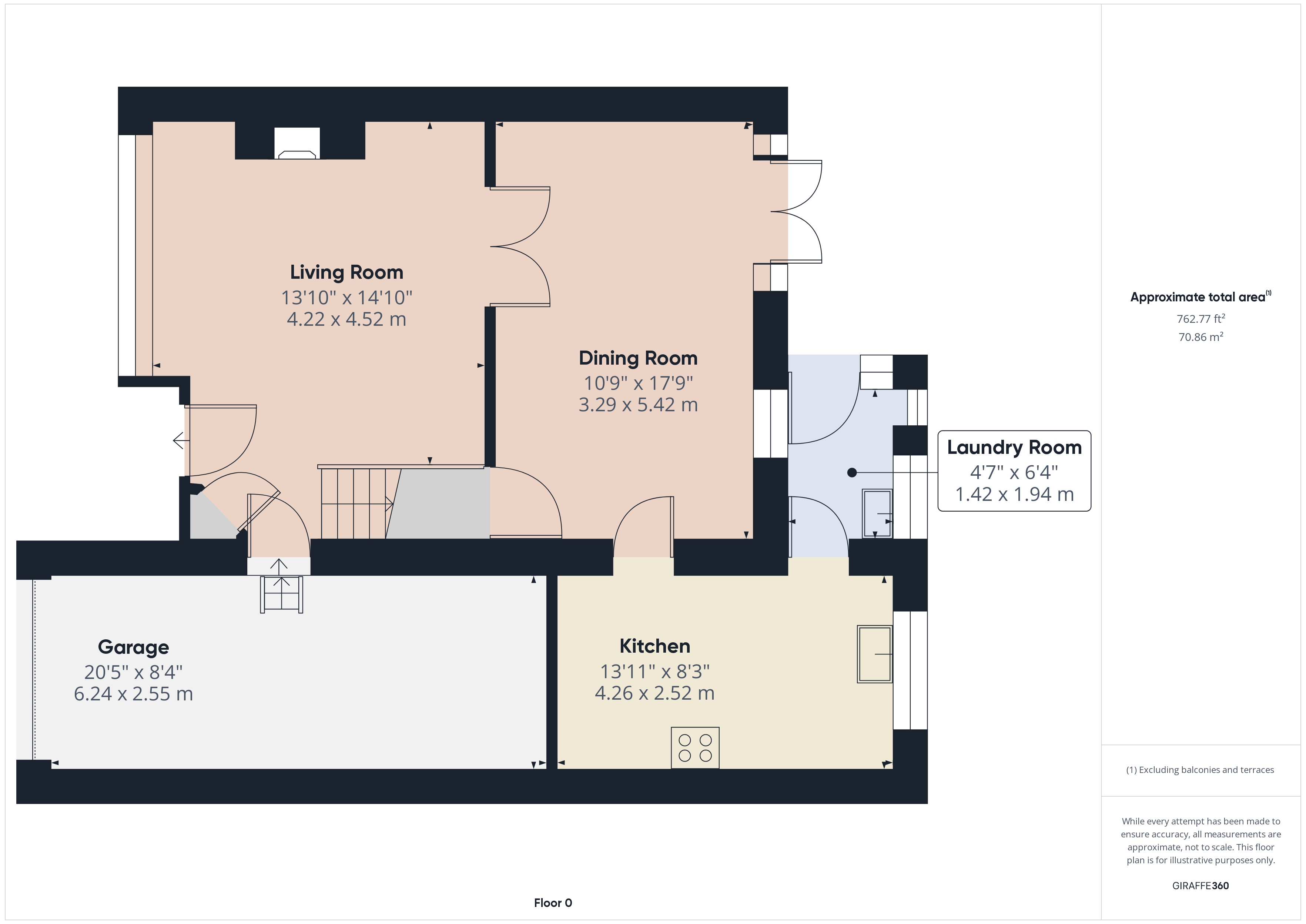 3 bed house for sale in Enfield Chase, Guisborough - Property floorplan