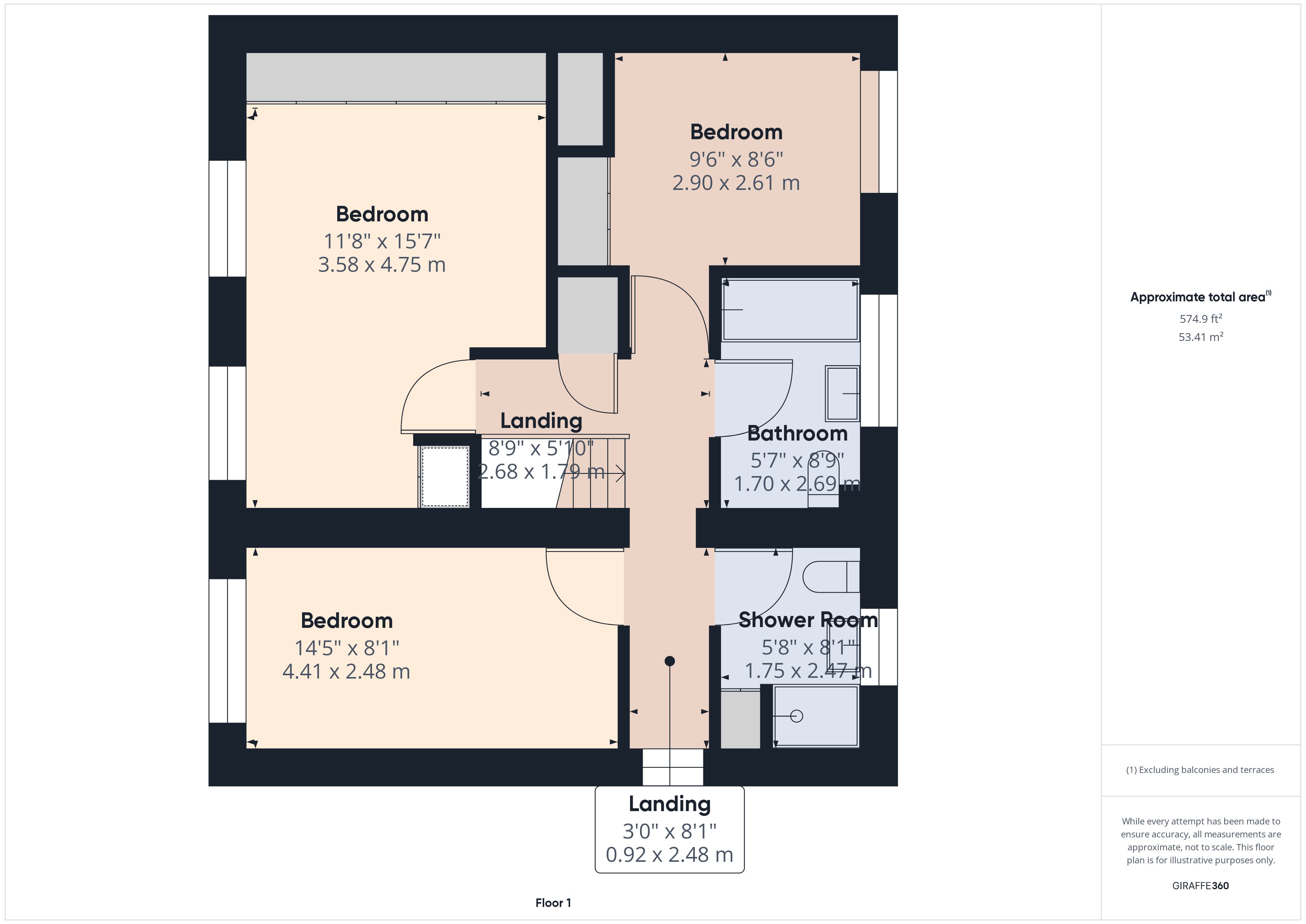 3 bed house for sale in Enfield Chase, Guisborough - Property floorplan