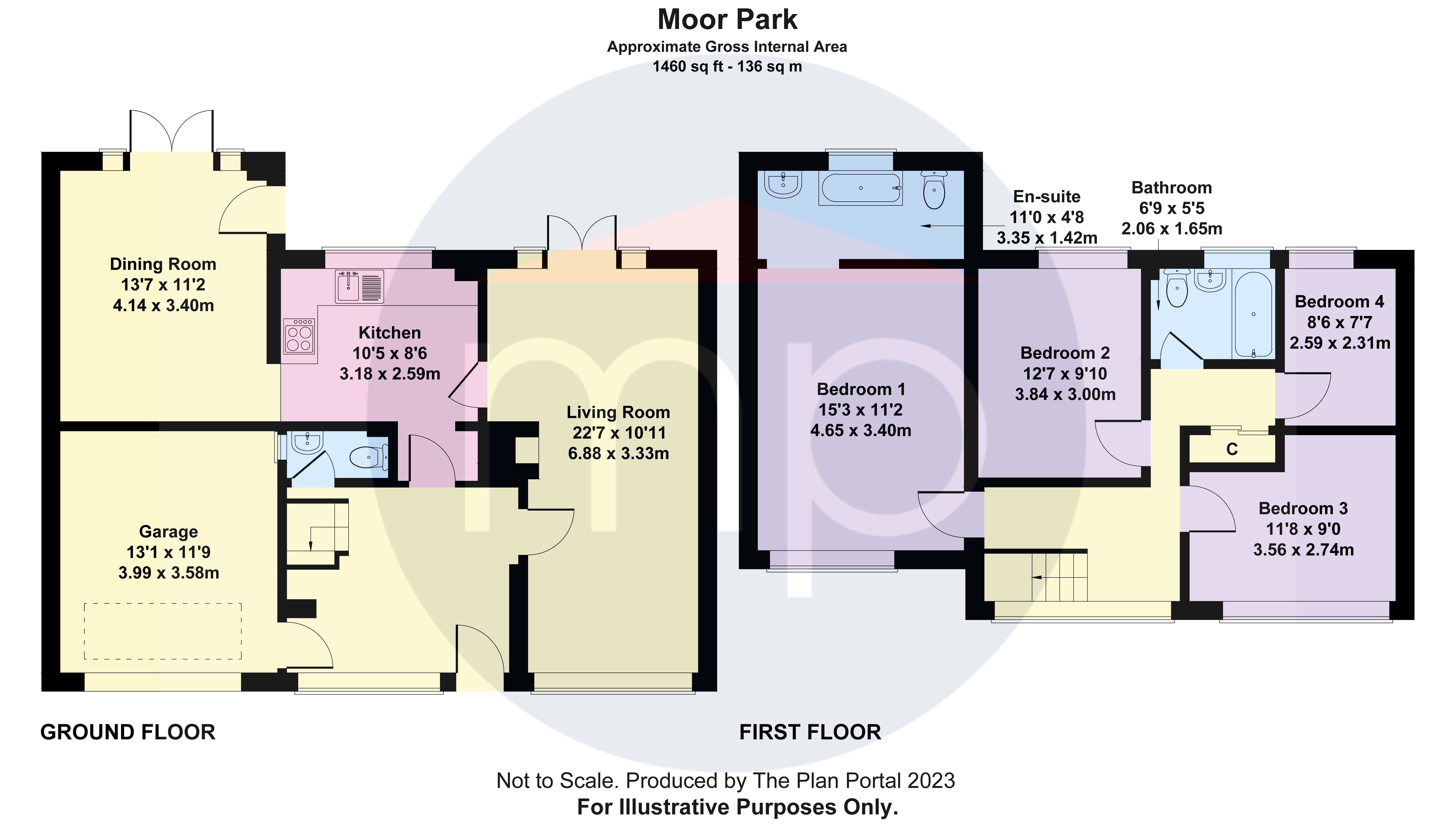 4 bed house for sale in Moor Park, Nunthorpe - Property floorplan