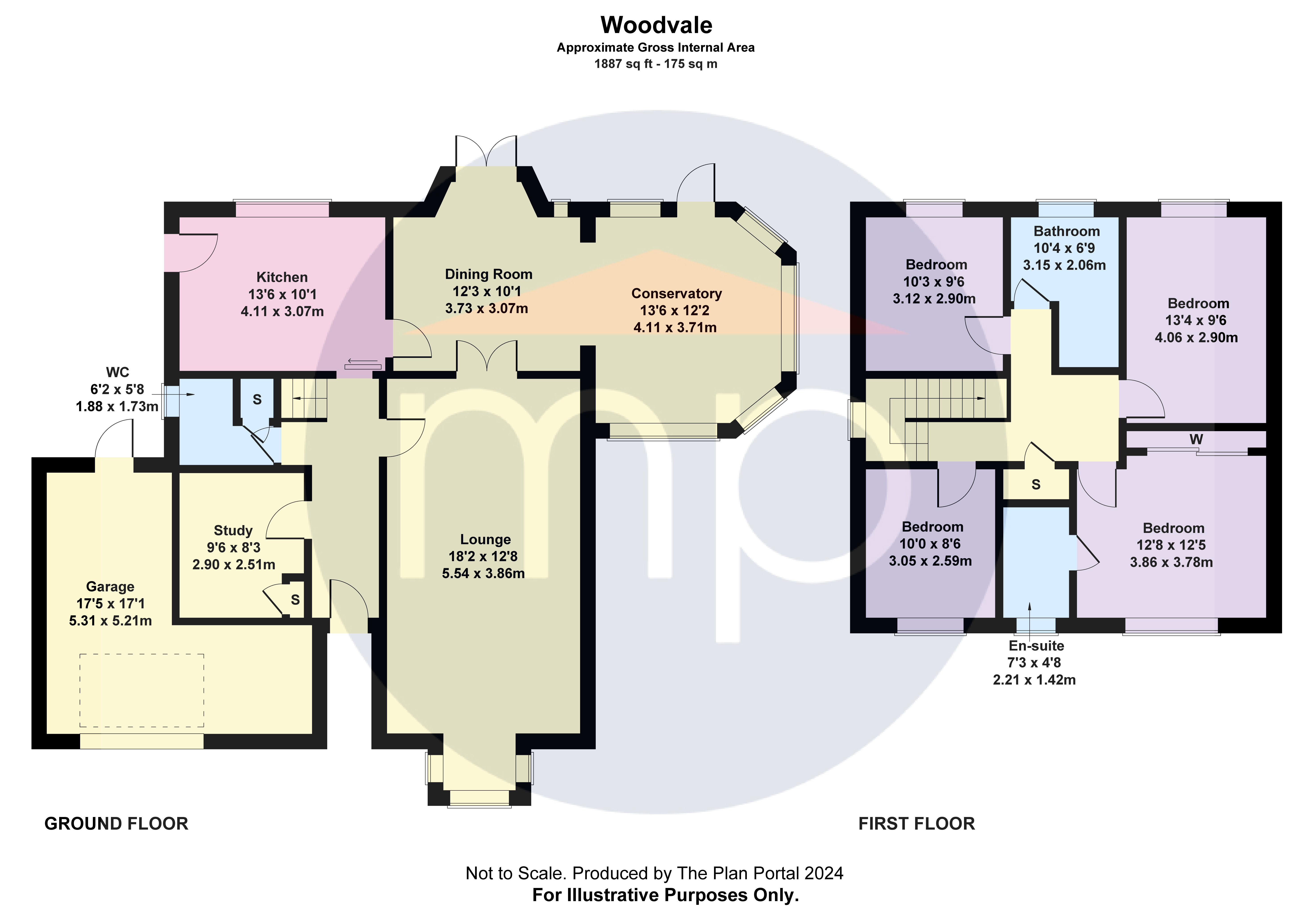 4 bed house for sale in Woodvale, Coulby Newham - Property floorplan