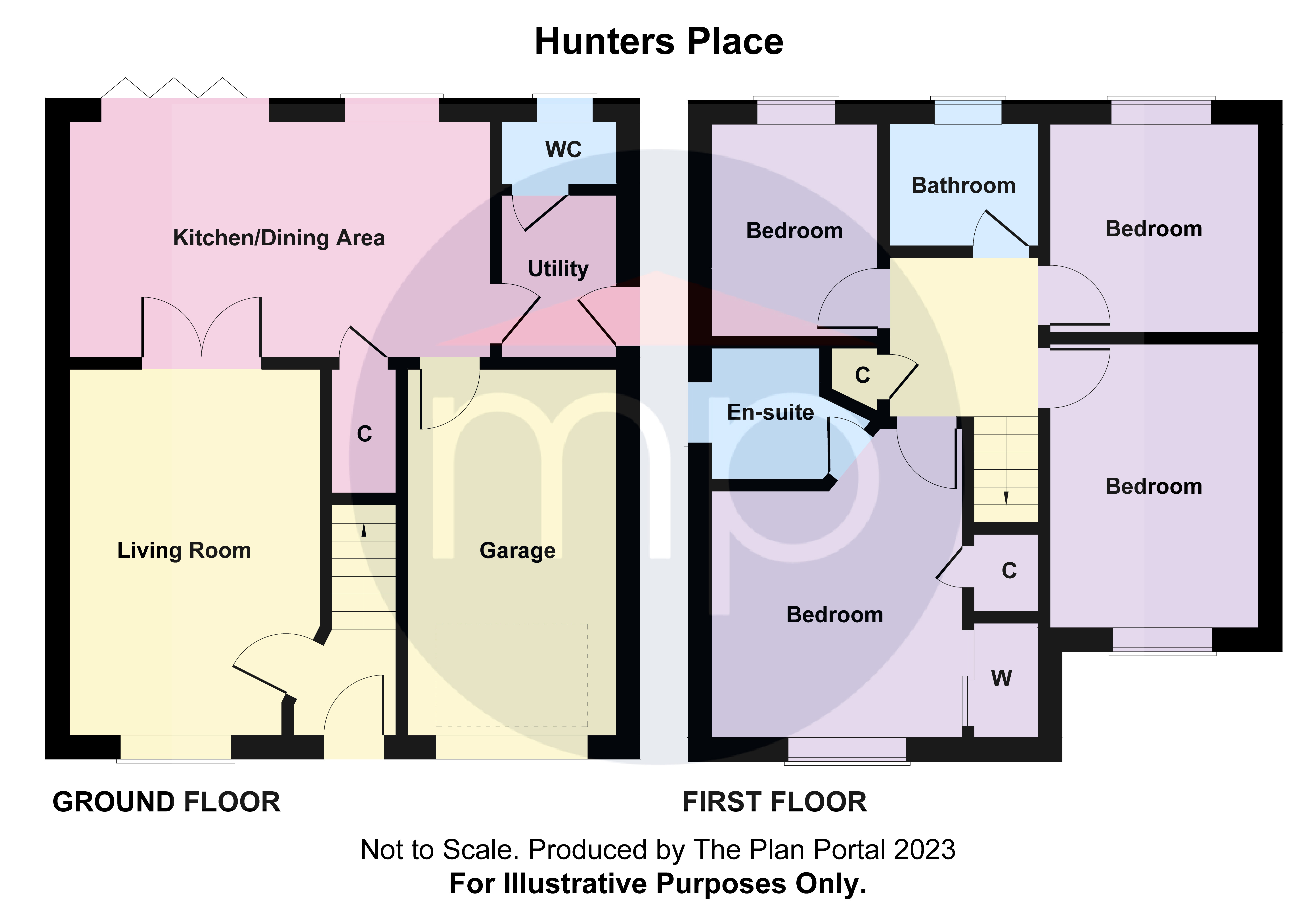 3 bed house for sale in Hunters Place, Guisborough - Property floorplan